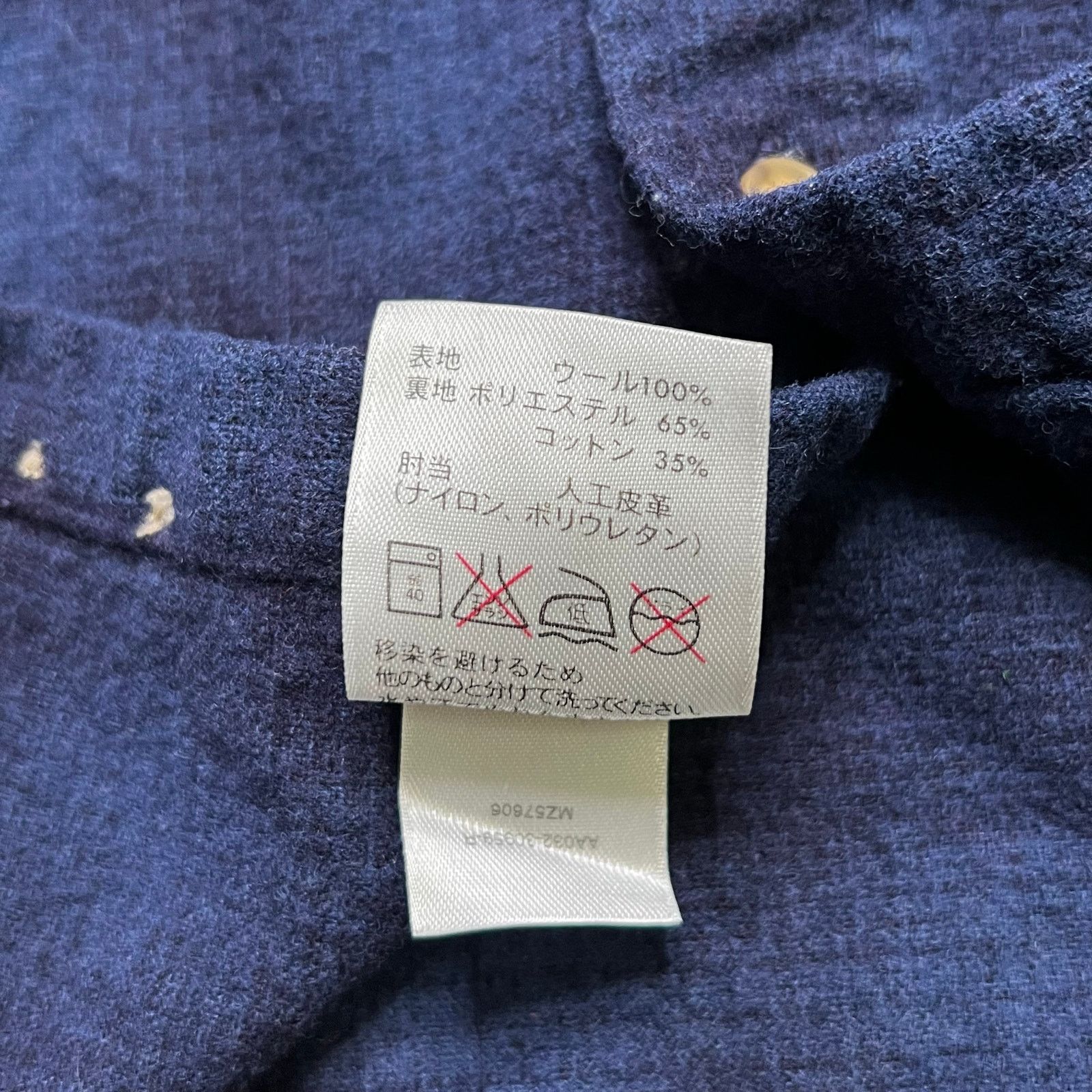Pendleton Vintage Pendleton Wool Shirt Mens M Blue Elbow Patch Button Size US M / EU 48-50 / 2 - 9 Thumbnail