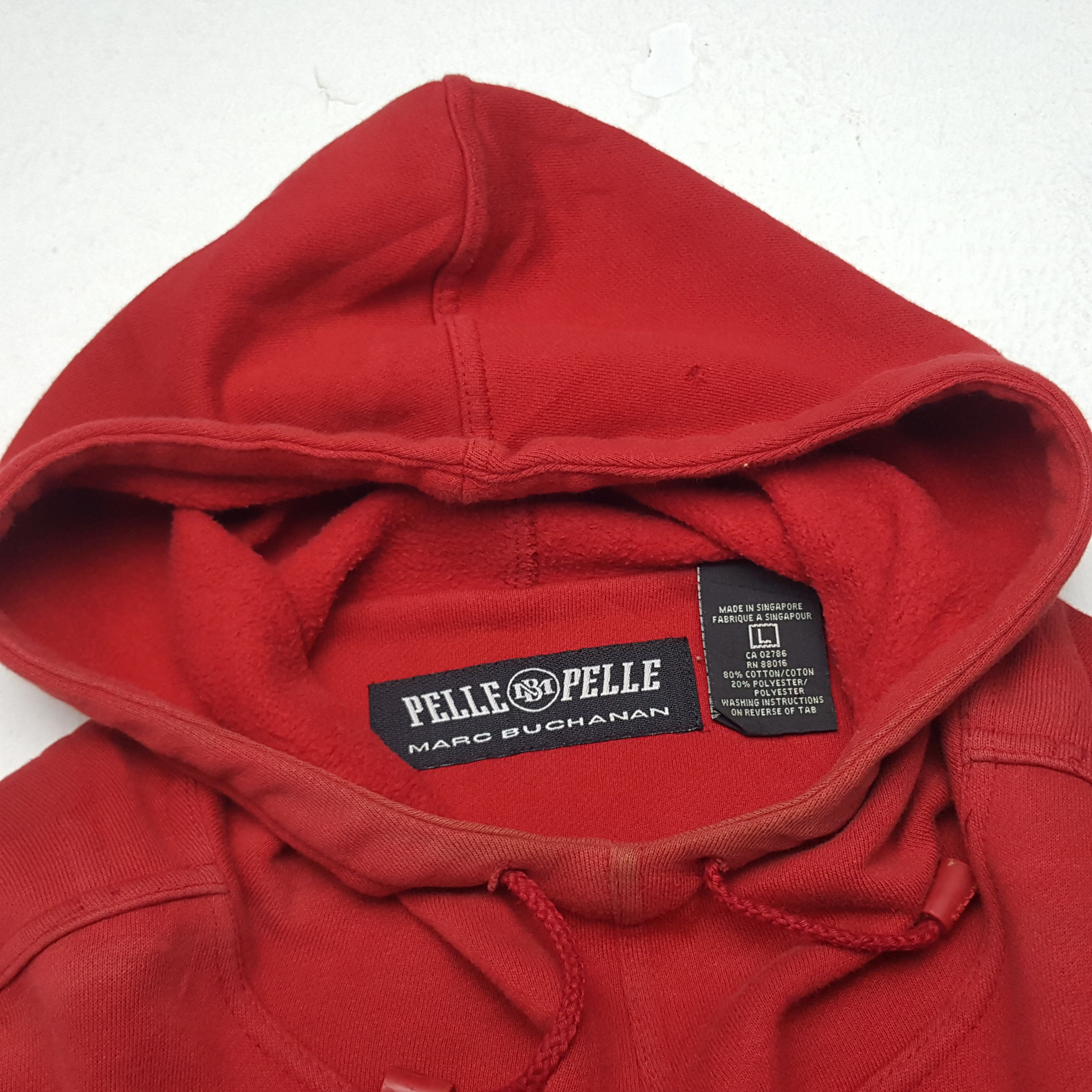 Marc Buchanan × Pelle Pelle × Vintage Vintage Pelle Pelle Marc Buchanan Street Style Hoodies Size US XL / EU 56 / 4 - 4 Thumbnail