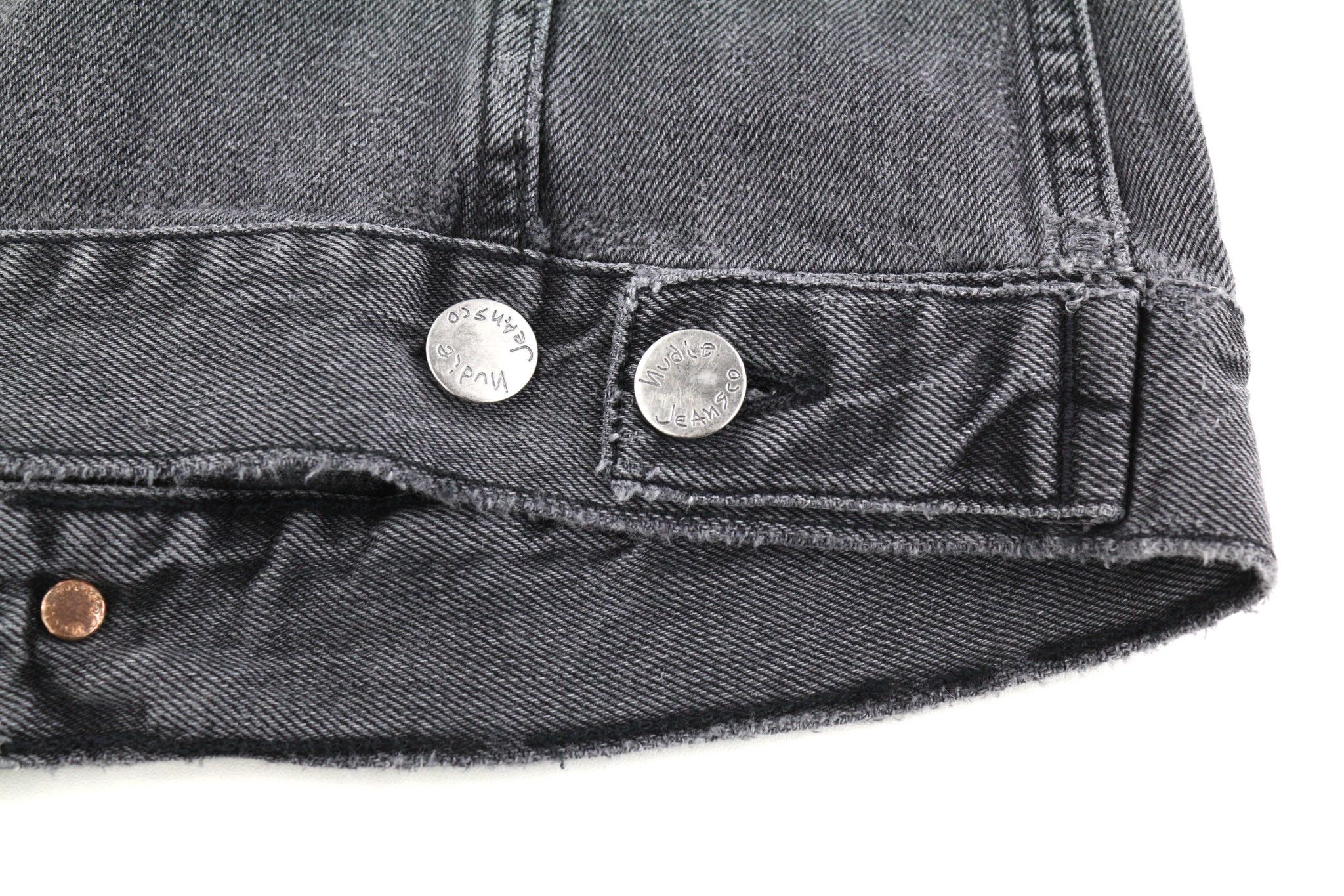 Nudie Jeans BILLY XS Desolation Logo Patch Pockets Jacket 82474 Size US XS / EU 42 / 0 - 7 Thumbnail
