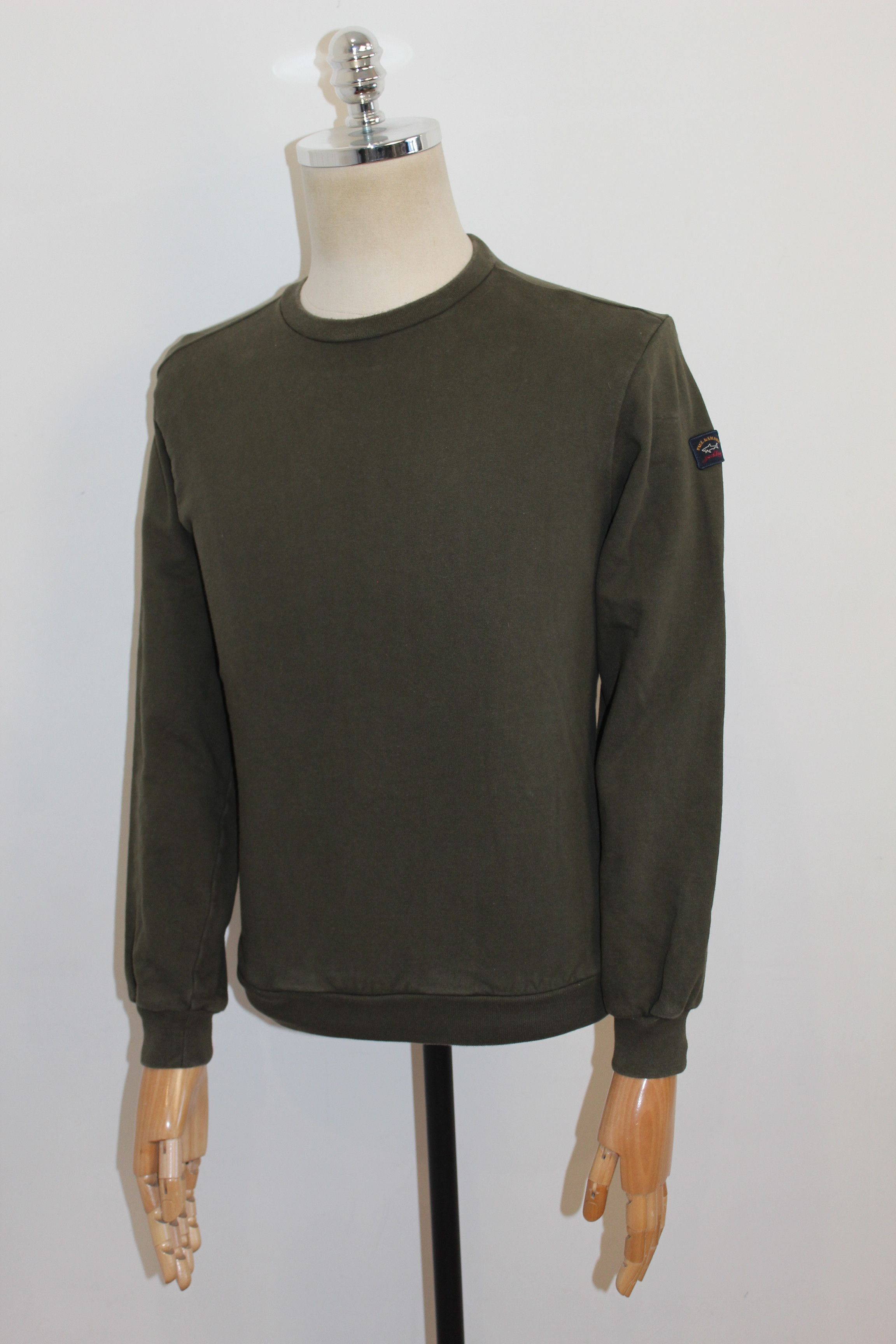 Paul & Shark Men's Paul&Shark Khaki Swetshirt Size S Size US S / EU 44-46 / 1 - 5 Thumbnail