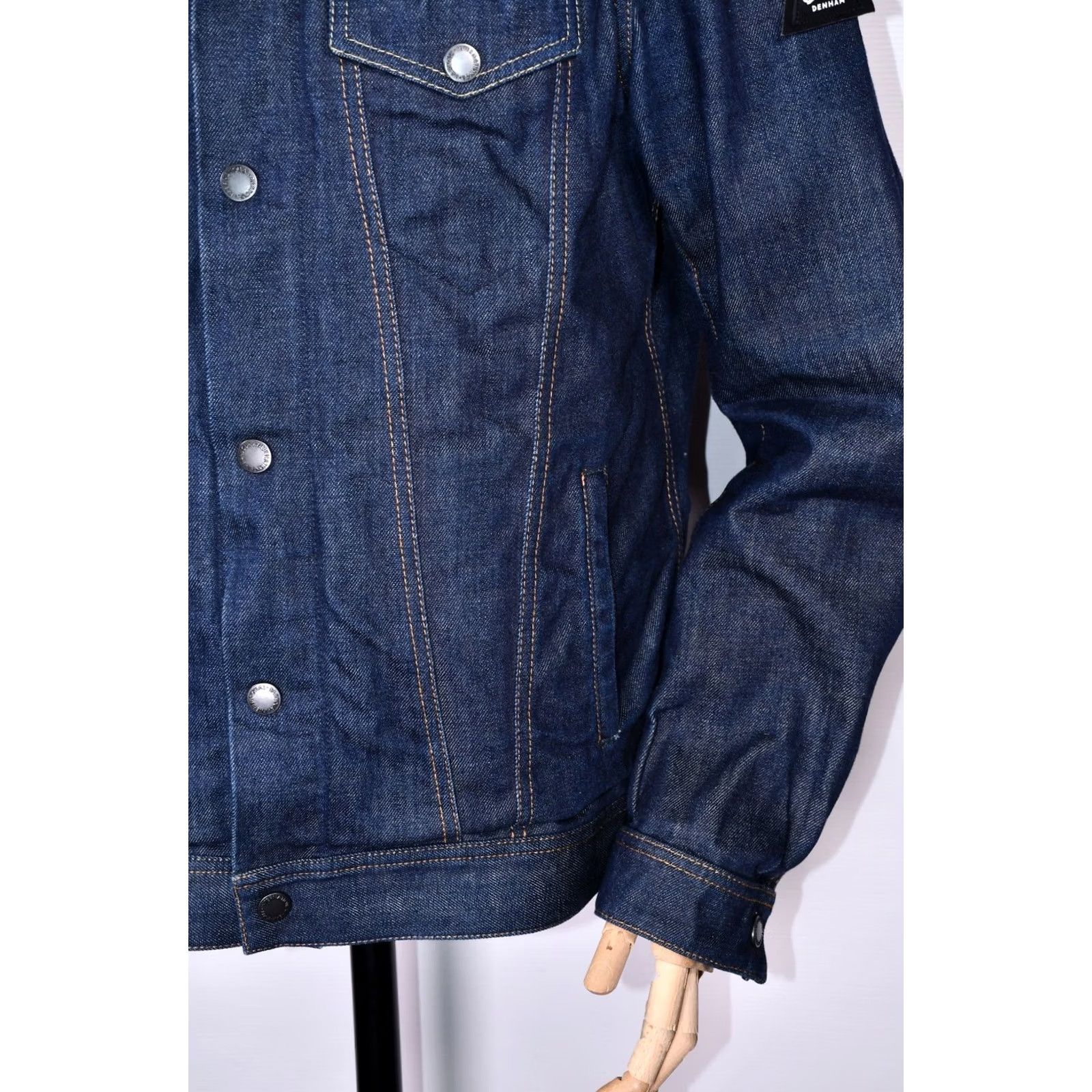 Barbour Barbour International X Denham X10 Year Anniversary Denim South Jacket L Men Regular Blue 100% Cotton Denim Jacket Jeans-style Vintage: No Size US L / EU 52-54 / 3 - 6 Thumbnail