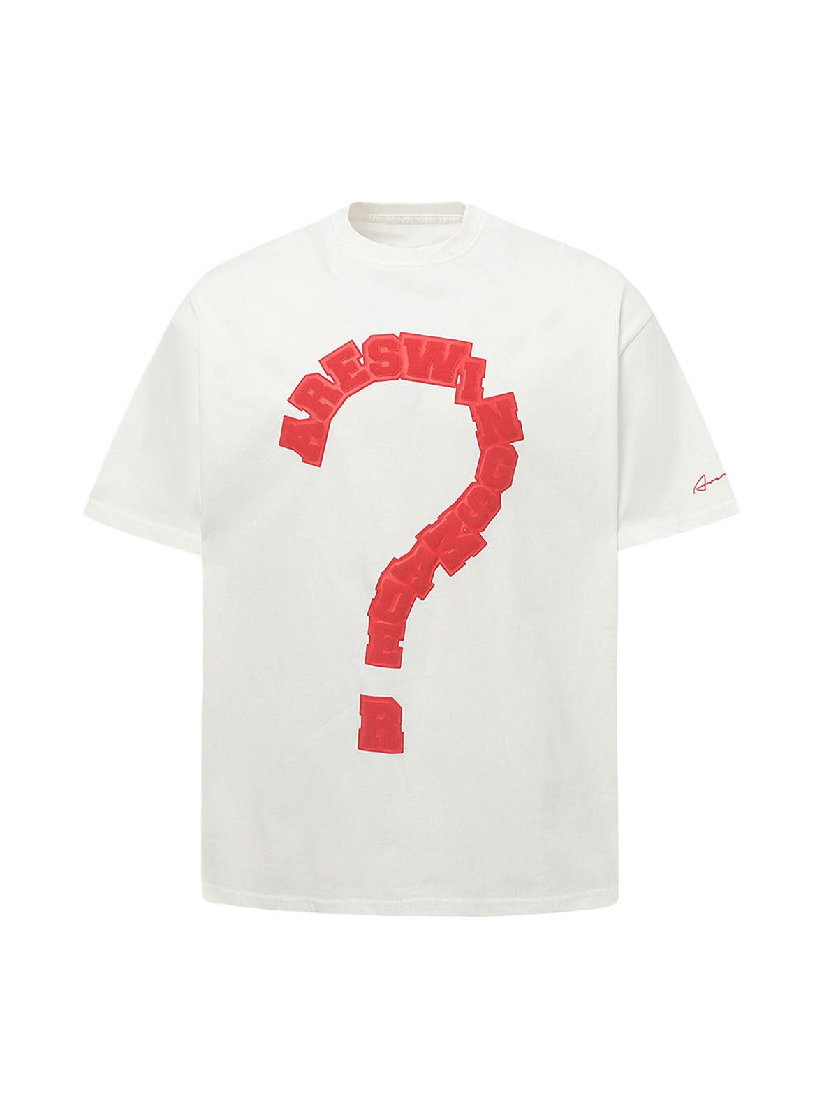 Other Question Mark Graphic T-Shirt Size US M / EU 48-50 / 2 - 1 Thumbnail