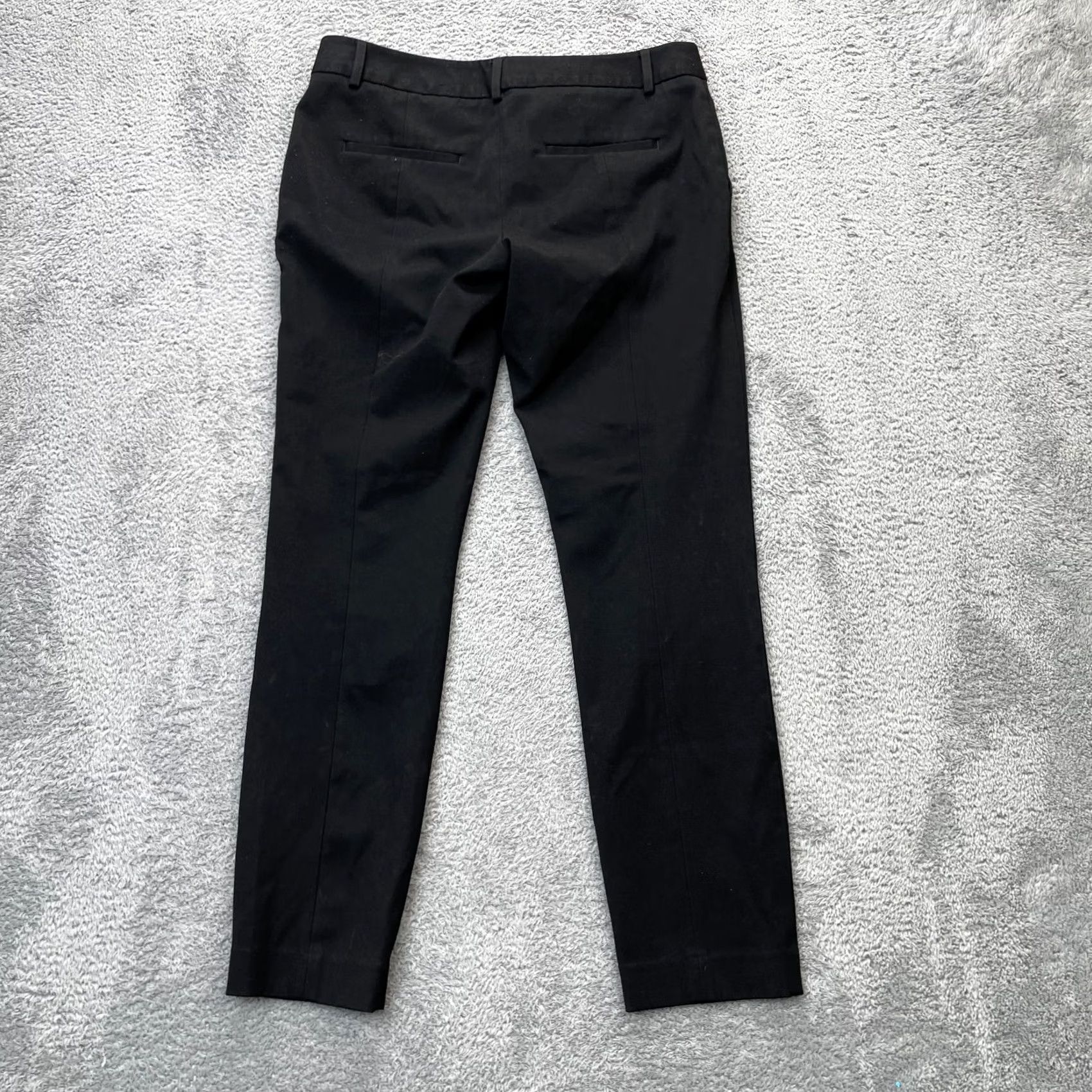 Express Express Columnist Dress Pants Womens 2 Black Skinny Leg Stretch Business Casual Formal Pants Size 30" / US 8 / IT 44 - 2 Thumbnail