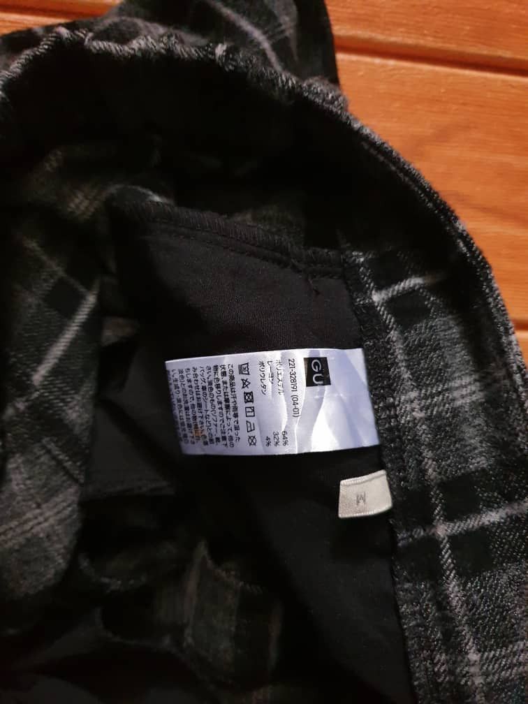 GU Gu punk rock checkered harajuku pant Size 29" - 2 Thumbnail