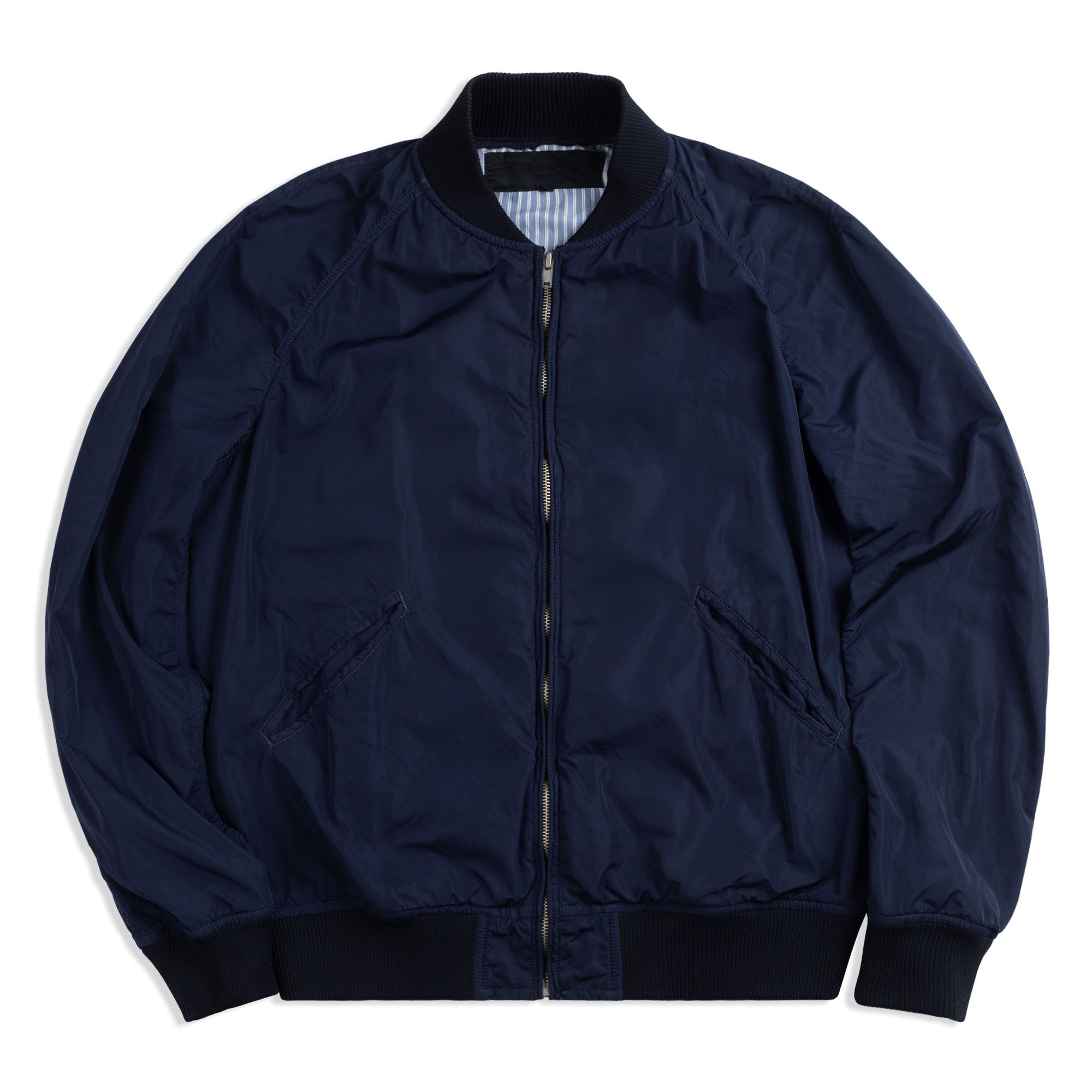 image of Comme Des Garcons Homme Comme Des Garçons Bomber Ad2014 in Navy, Men's (Size Medium)