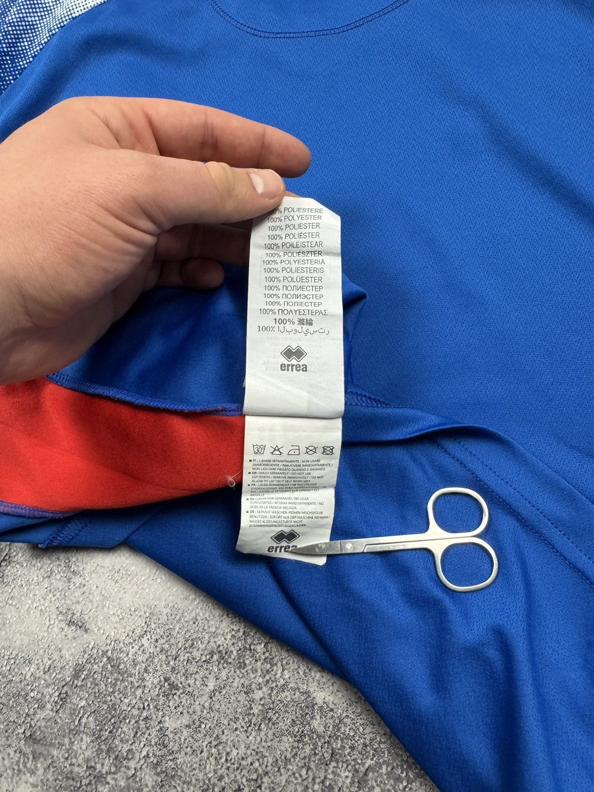 Errea ICELAND TEAM 2018/2019 FOOTBALL JERSEY HOME ERREA ORIGINAL Size US L / EU 52-54 / 3 - 21 Thumbnail