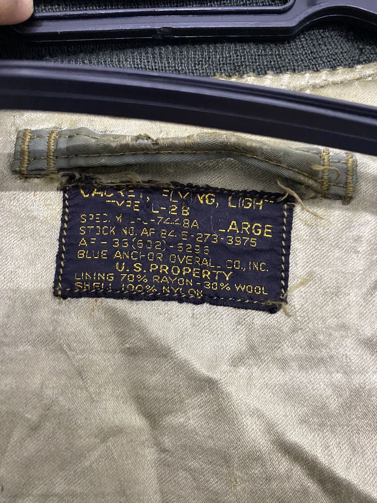 Chevignon × Vintage Vintage Blue Anchor Overall Co Flight Jacket Size US M / EU 48-50 / 2 - 10 Thumbnail