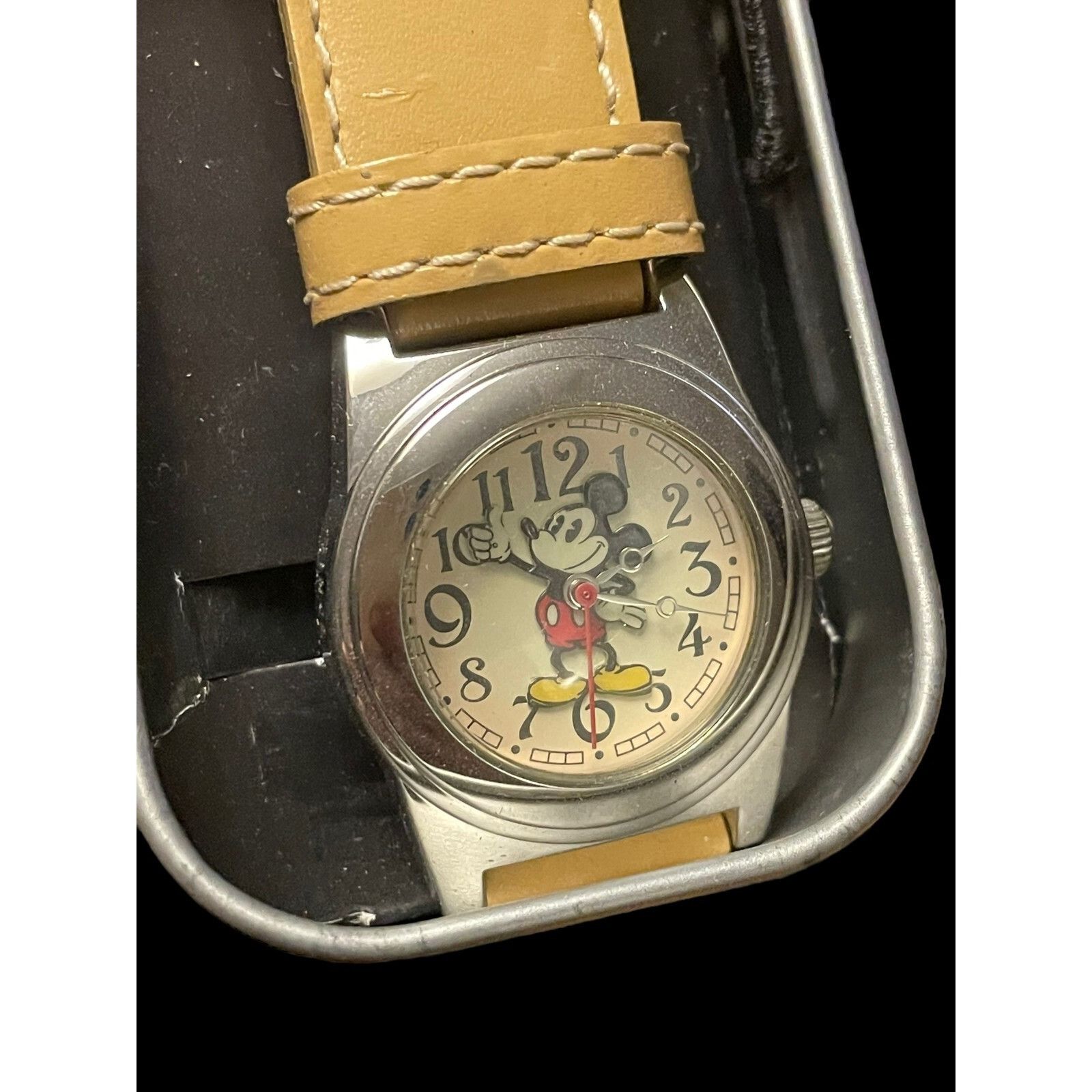 Disney Vintage Style Disney 1928 Retro Mickey Mouse Unisex Leather Size ONE SIZE - 3 Thumbnail
