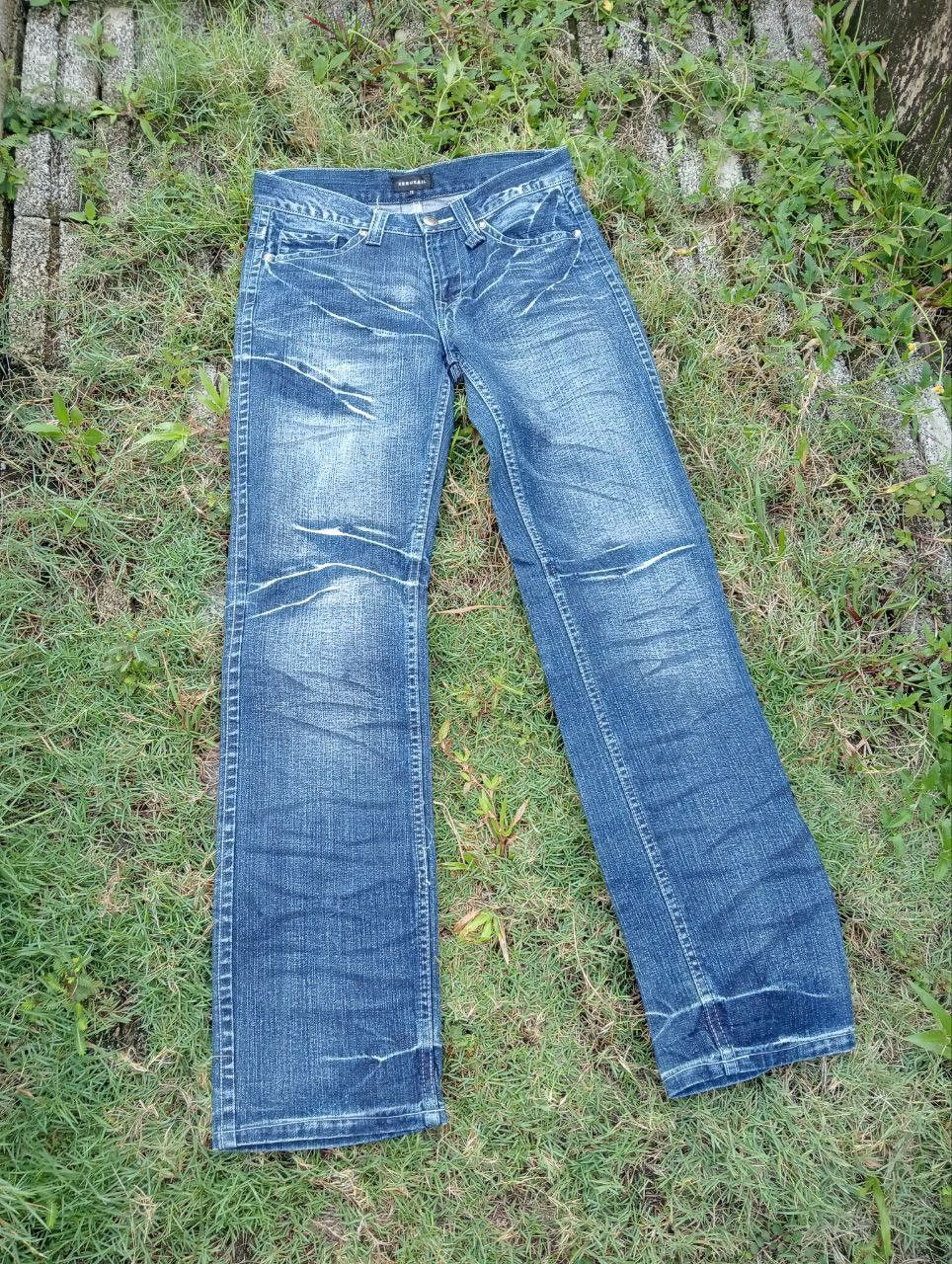 Japanese Brand JAPANESE ZEROSAIL DISTRESSED LOOK BLUE JEANS Size US 32 / EU 48 - 1 Thumbnail