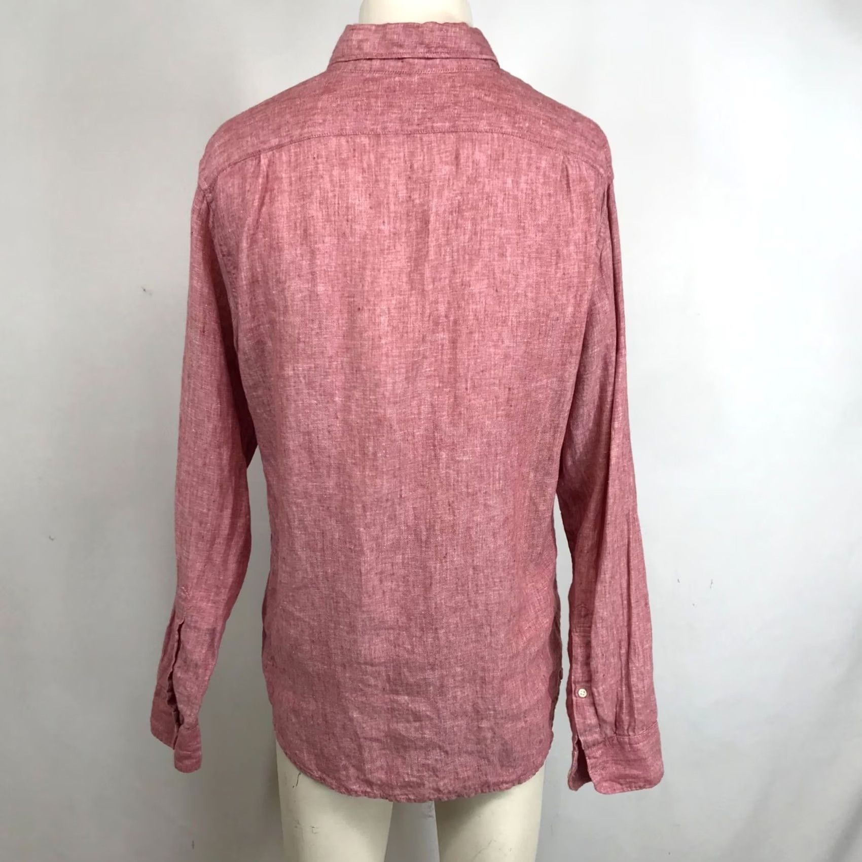 J.Crew J.CREW Mens M Pink Long Sleeve Button-Up Shirt with Pocket Size US M / EU 48-50 / 2 - 5 Thumbnail