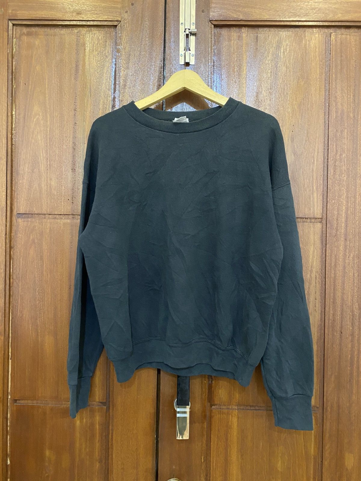 Vintage Vintage Blank Sweatshirt 90s Size US M / EU 48-50 / 2 - 1 Thumbnail
