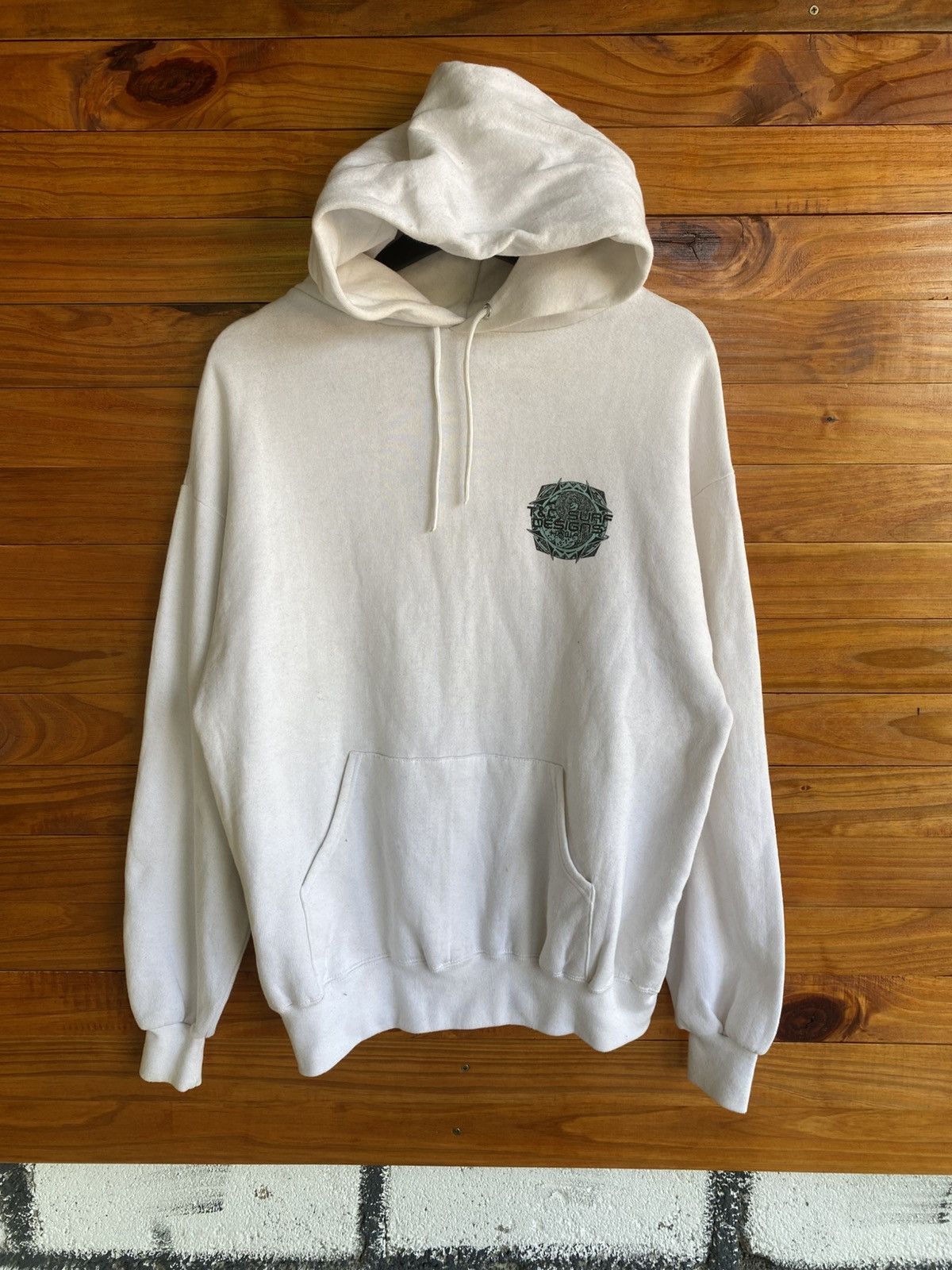 Vintage Vintage T&C Surf Designs Hawaii Hoodie Made in USA - White Size US L / EU 52-54 / 3 - 3 Thumbnail