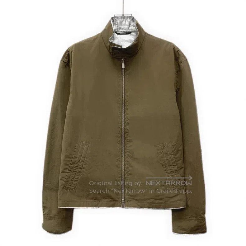 Hermes Hermes Brown-green zipper long-sleeved jacket Size US S / EU 44-46 / 1 - 1 Thumbnail