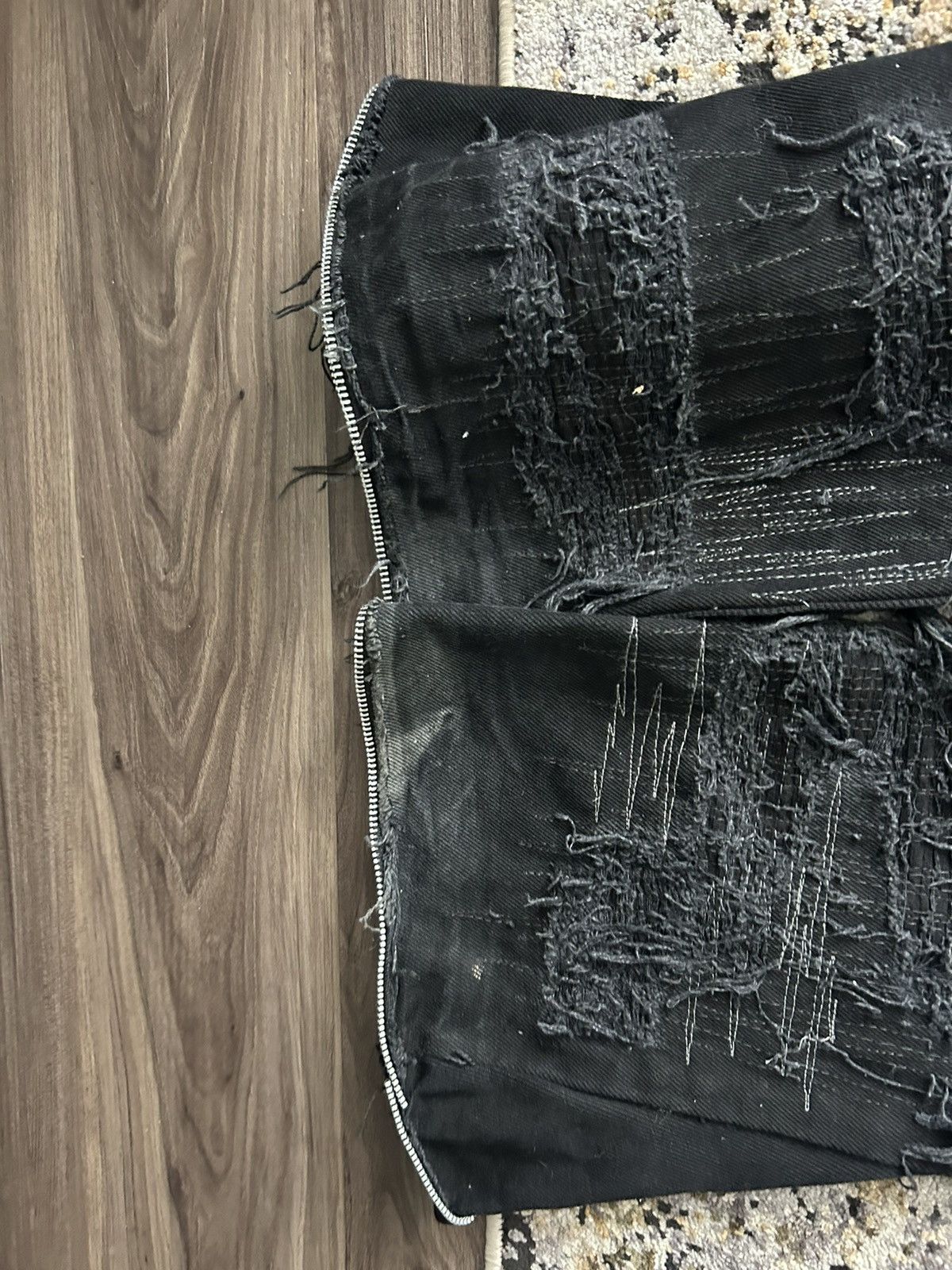 “Undercover” Type Distressed Jeans