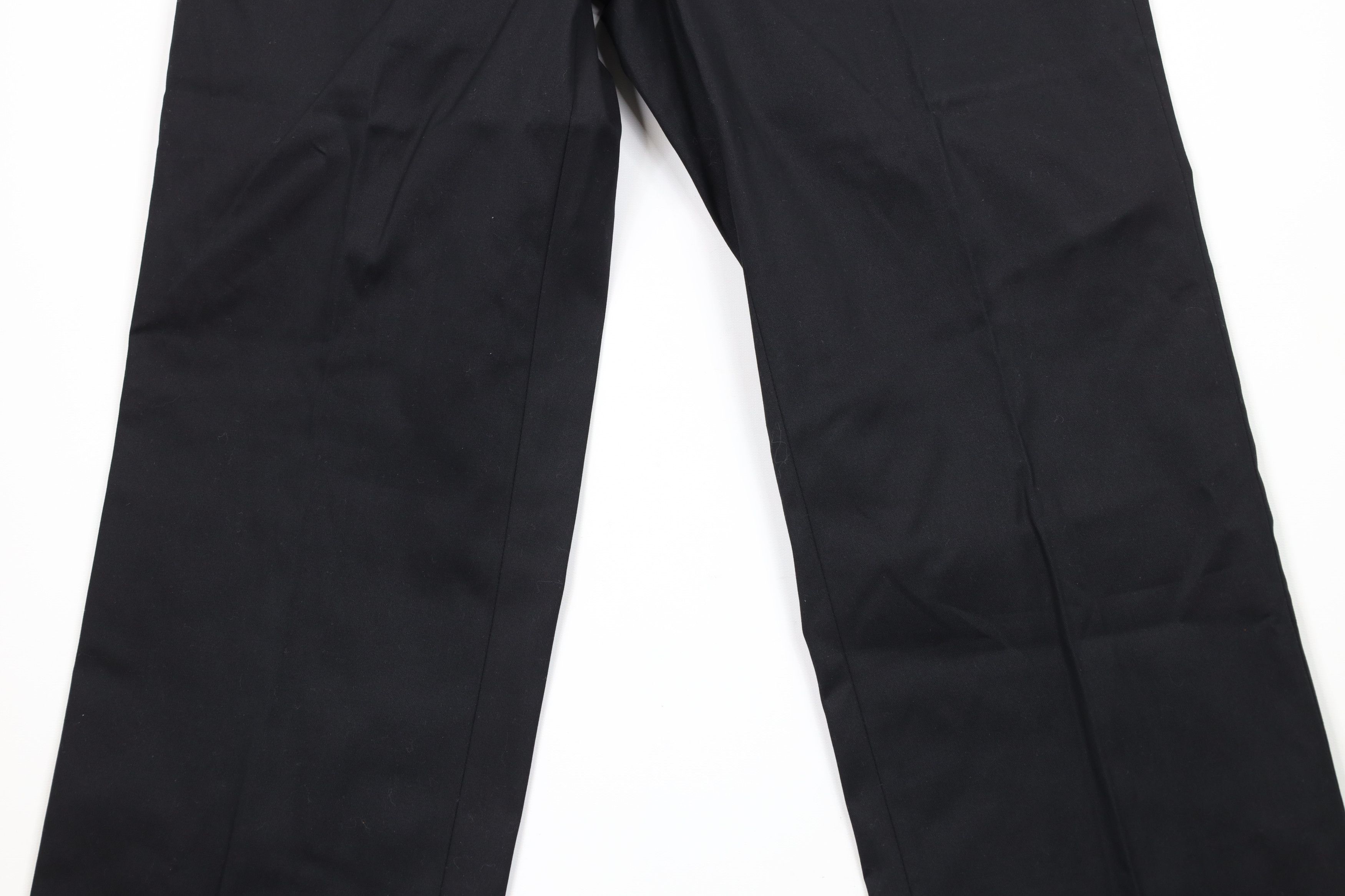 Express × Vintage New Express Producer Flat Front Chino Pants Trousers Black Size US 31 - 3 Thumbnail