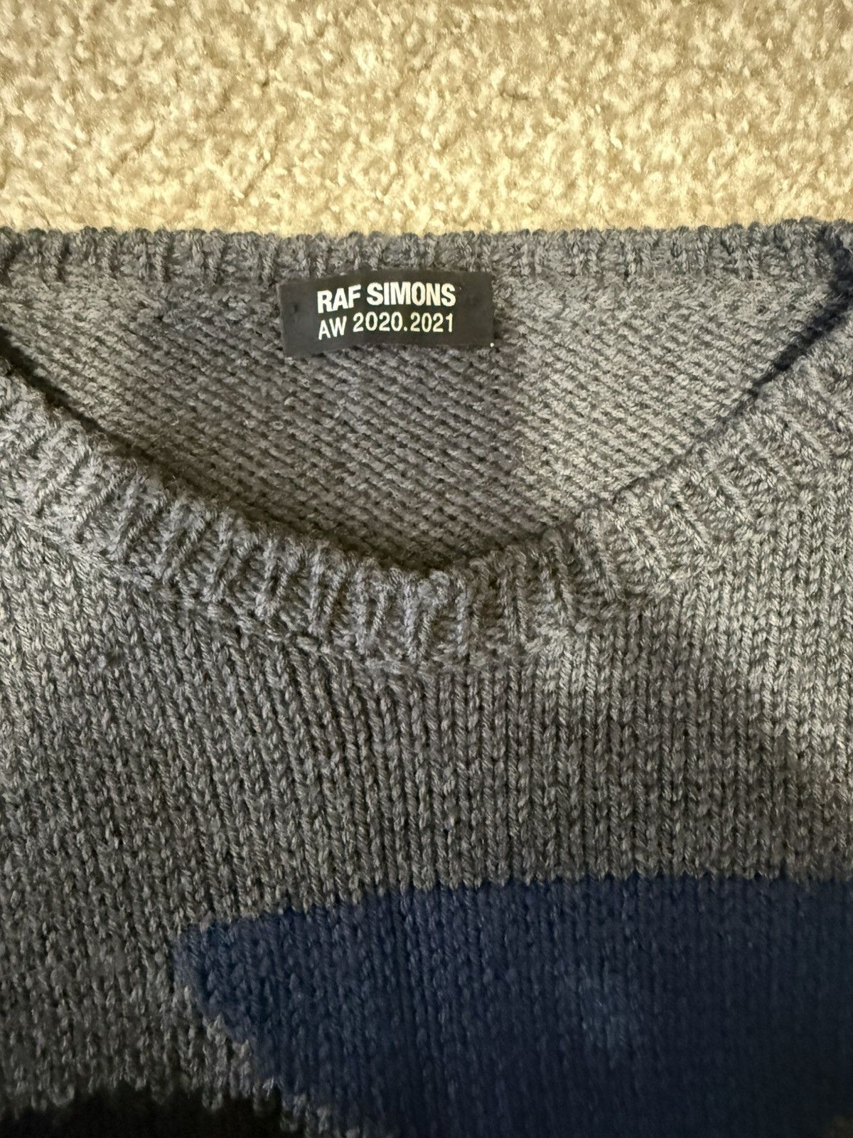 Raf Simons Raf Simons “RS” knit sweater Size US L / EU 52-54 / 3 - 2 Thumbnail
