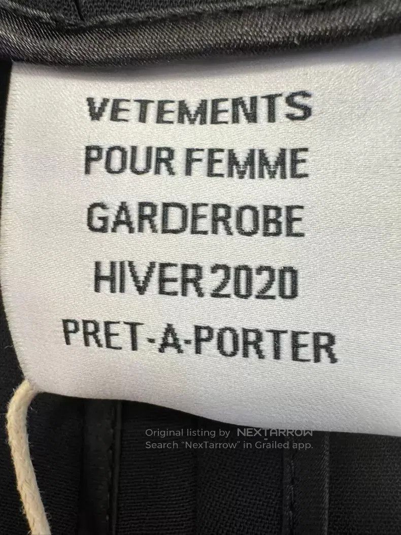 Vetements VETEMENTS Black Long Trench Coat Size US XS / EU 42 / 0 - 4 Thumbnail