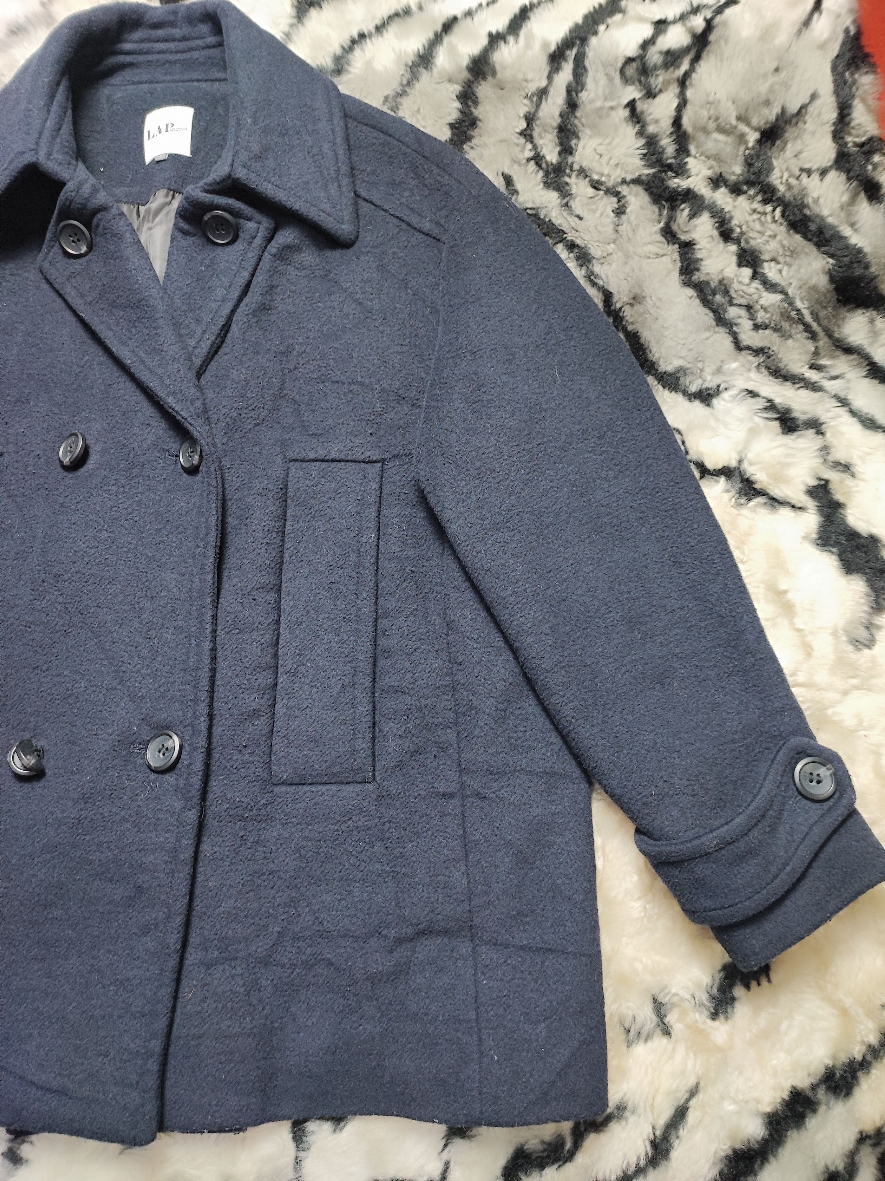 Designer Wool Jacket Inspired Issey Miyake Size US M / EU 48-50 / 2 - 4 Thumbnail