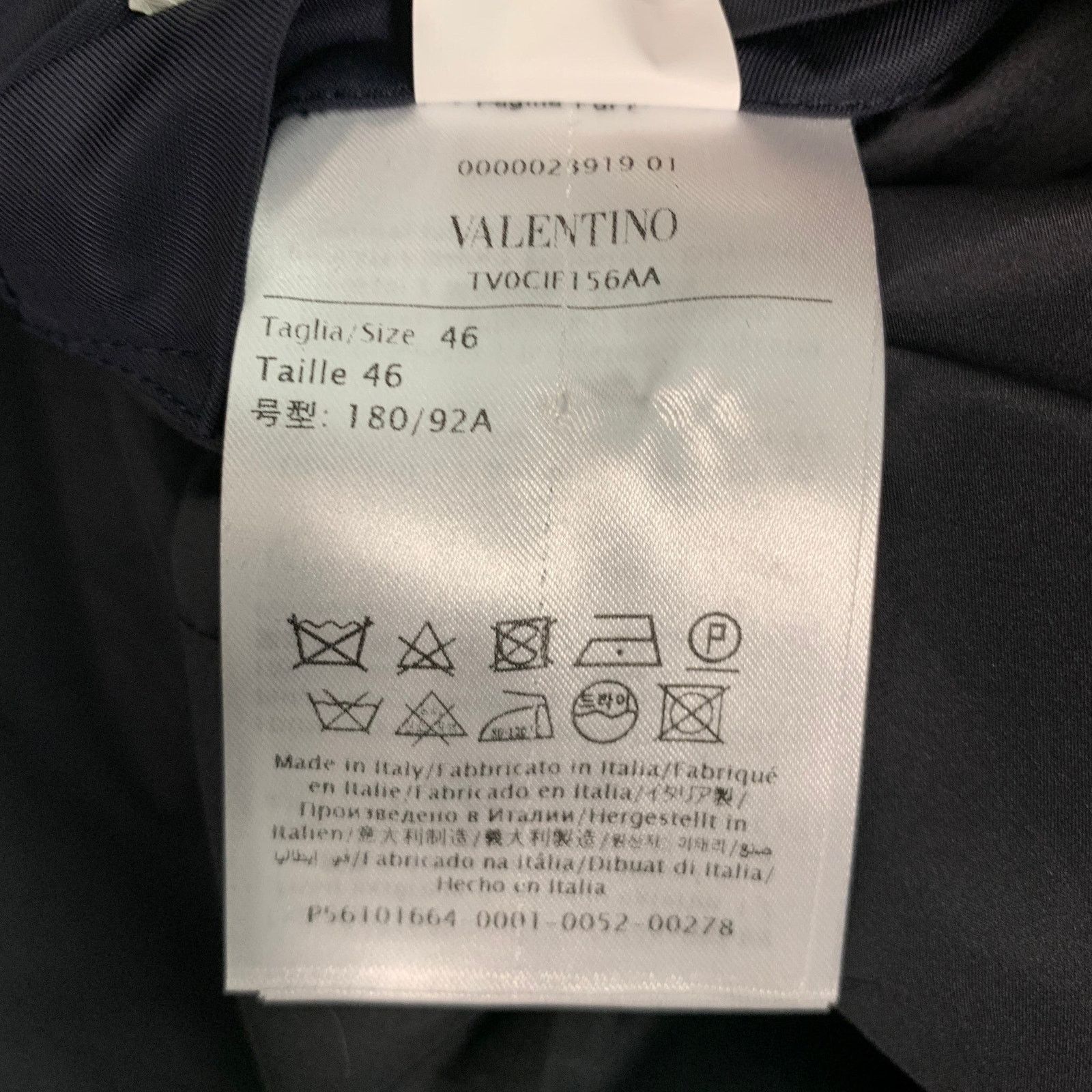 Valentino VALENTINO Size 36 Navy Graphic Bomber Jacket Size US S / EU 44-46 / 1 - 7 Thumbnail