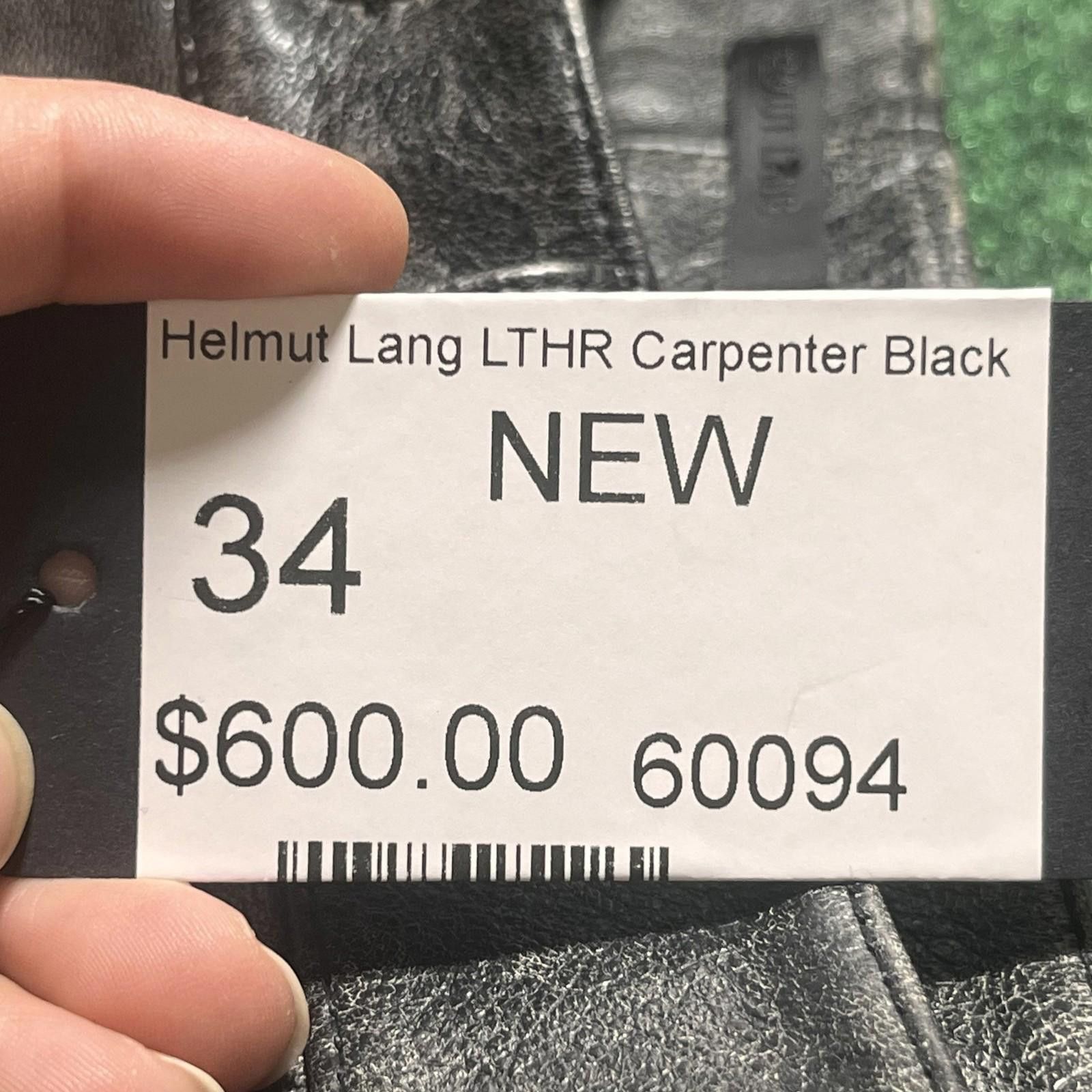 Helmut Lang Helmut Lang LTHR Carpenter Black 34 Size US 34 / EU 50 - 5 Thumbnail
