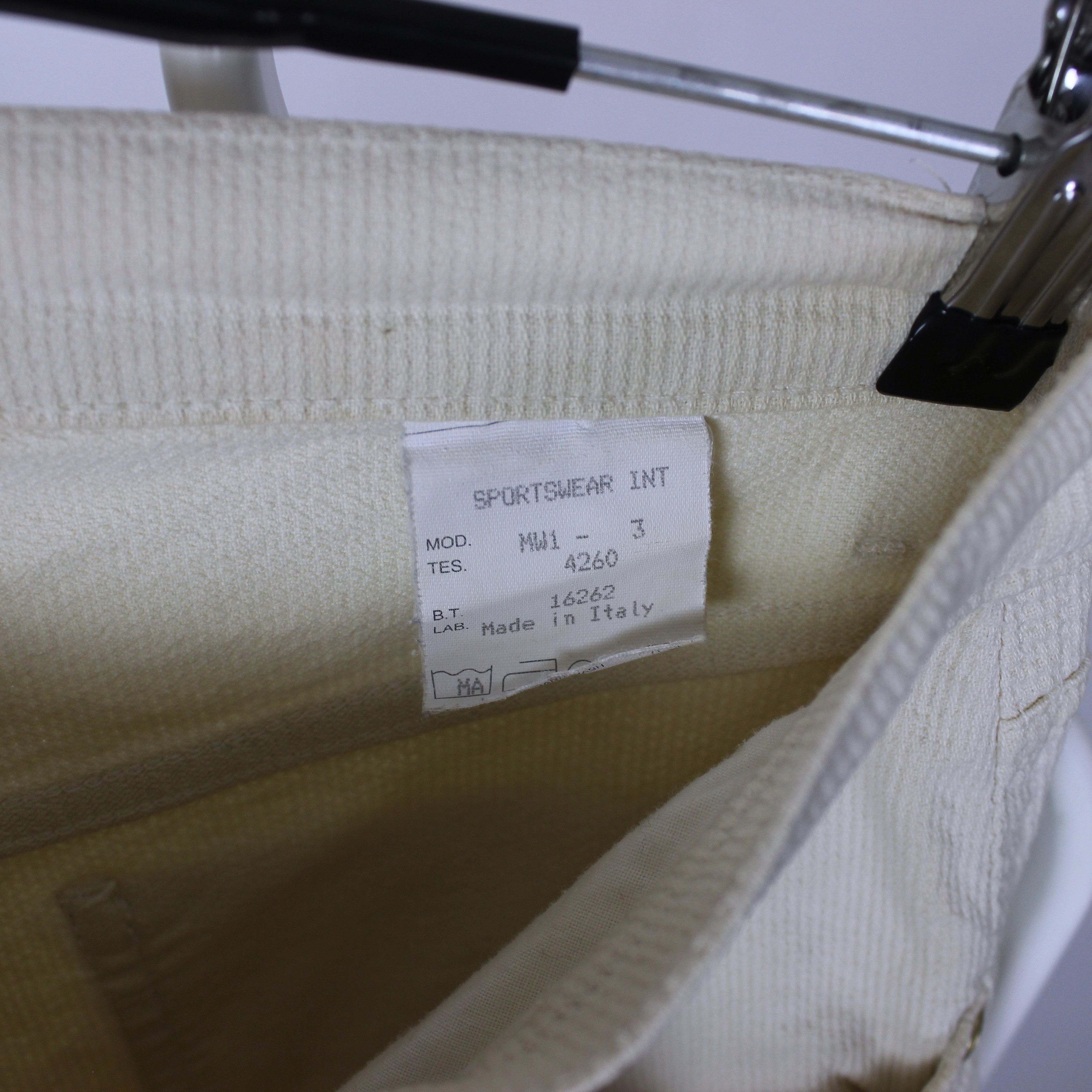 Moschino Moschino velvet pants women 30 beige Size 30" / US 8 / IT 44 - 6 Thumbnail
