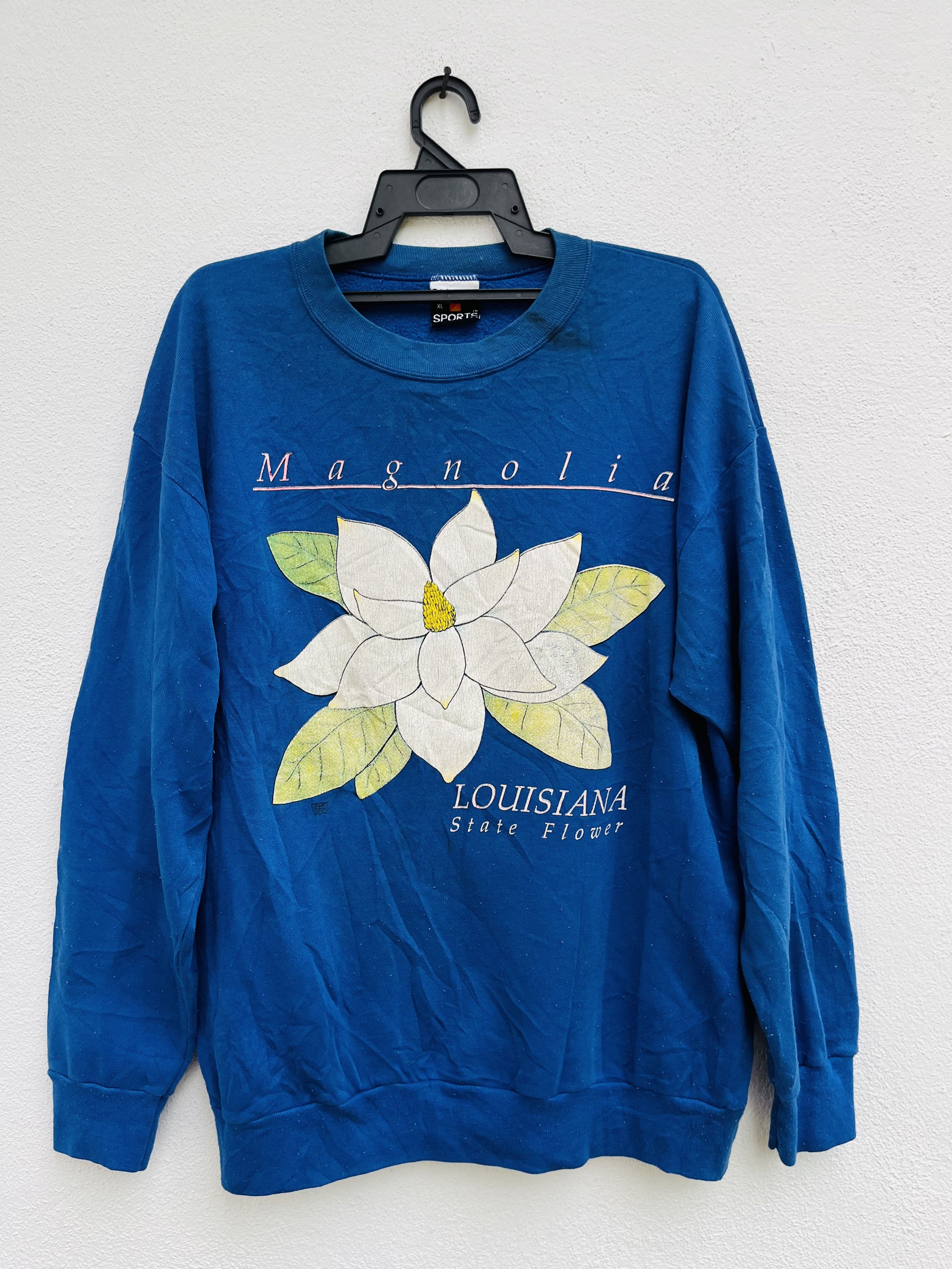 Japanese Brand × Vintage Vintage 80s Magnolia Louisiana State Flower Streetwear Style Size US XL / EU 56 / 4 - 1 Thumbnail