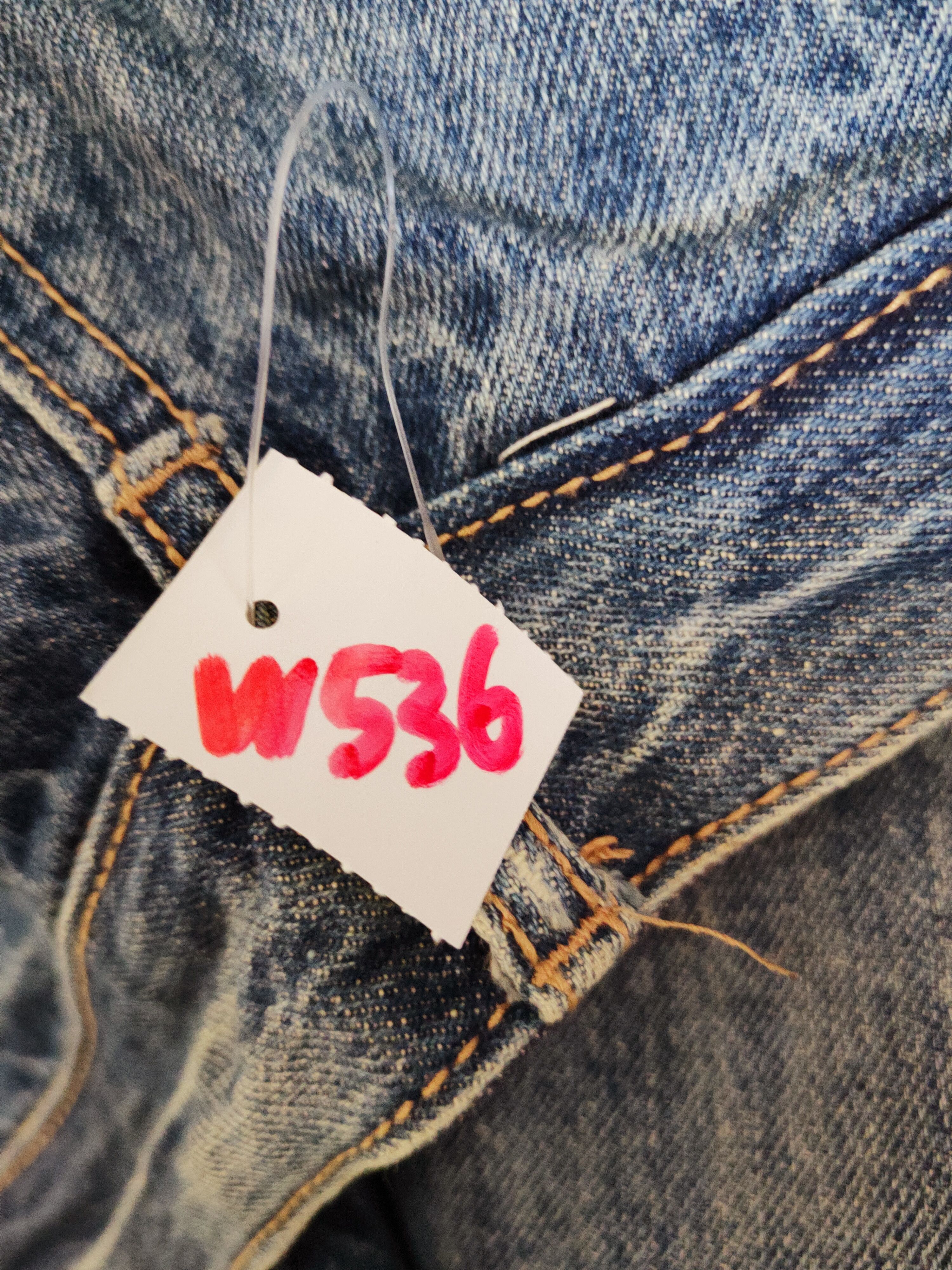 Japanese Brand Agile Blue Distressed Ripped Jeans #W536 Size US 30 / EU 46 - 16 Thumbnail