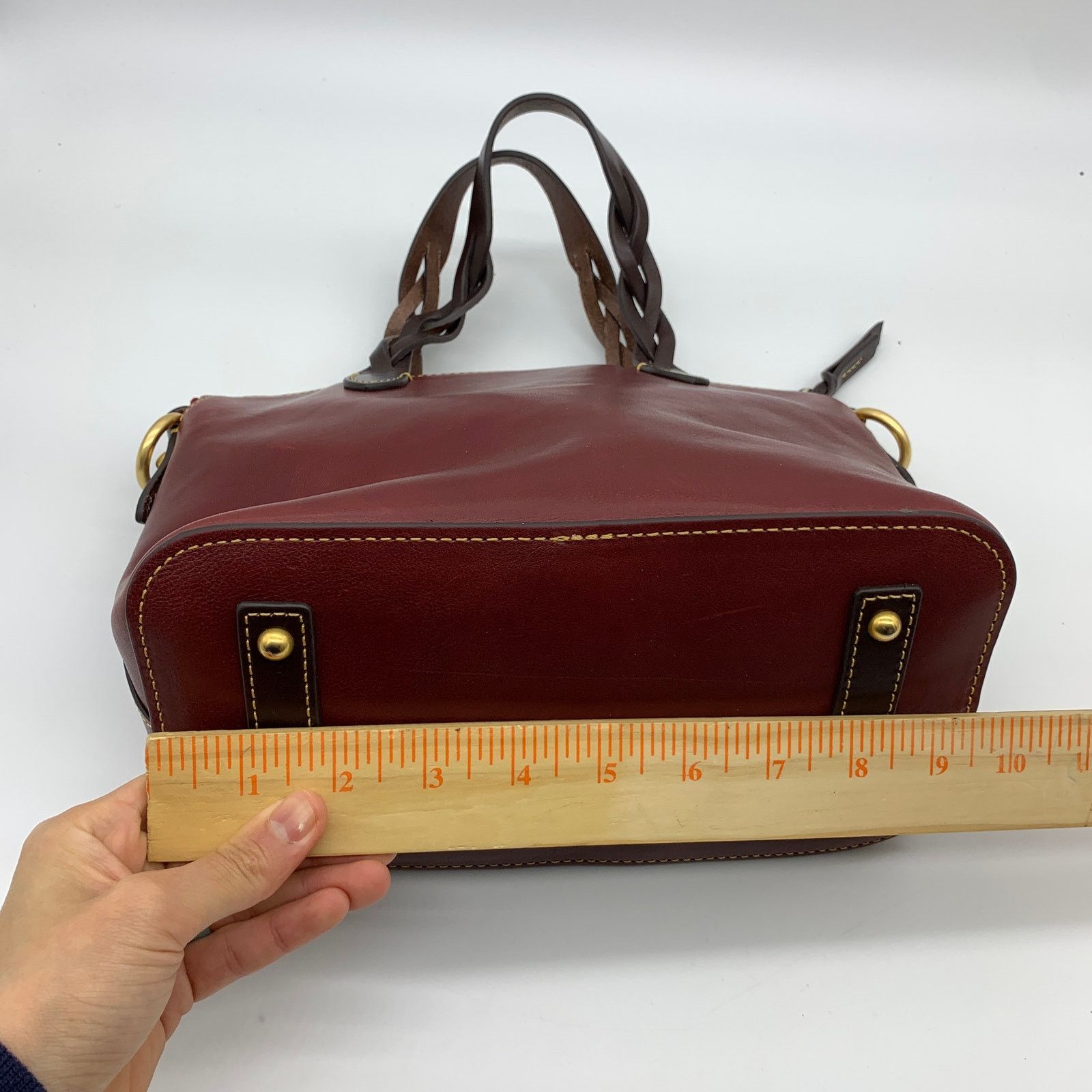 Dooney & Bourke Dooney & Bourke Florentine Leather Purse Small Heidi Satchel Size ONE SIZE - 8 Thumbnail