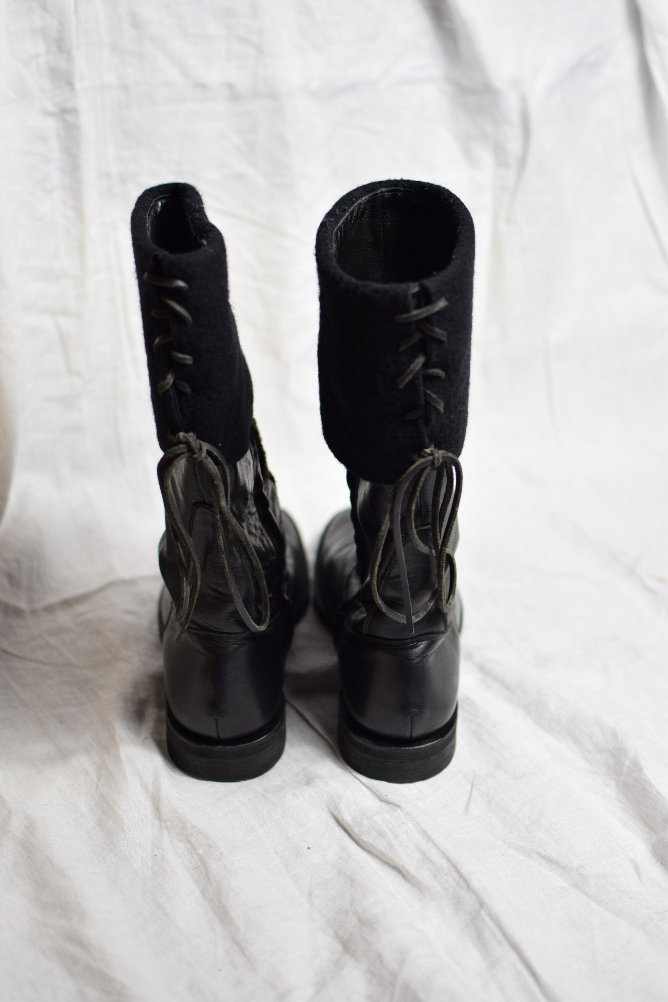 Yohji Yamamoto FINAL DROP - YYPH AW12 Patch Boots - HD-E07-754 Size US 8 / EU 41 - 10 Thumbnail