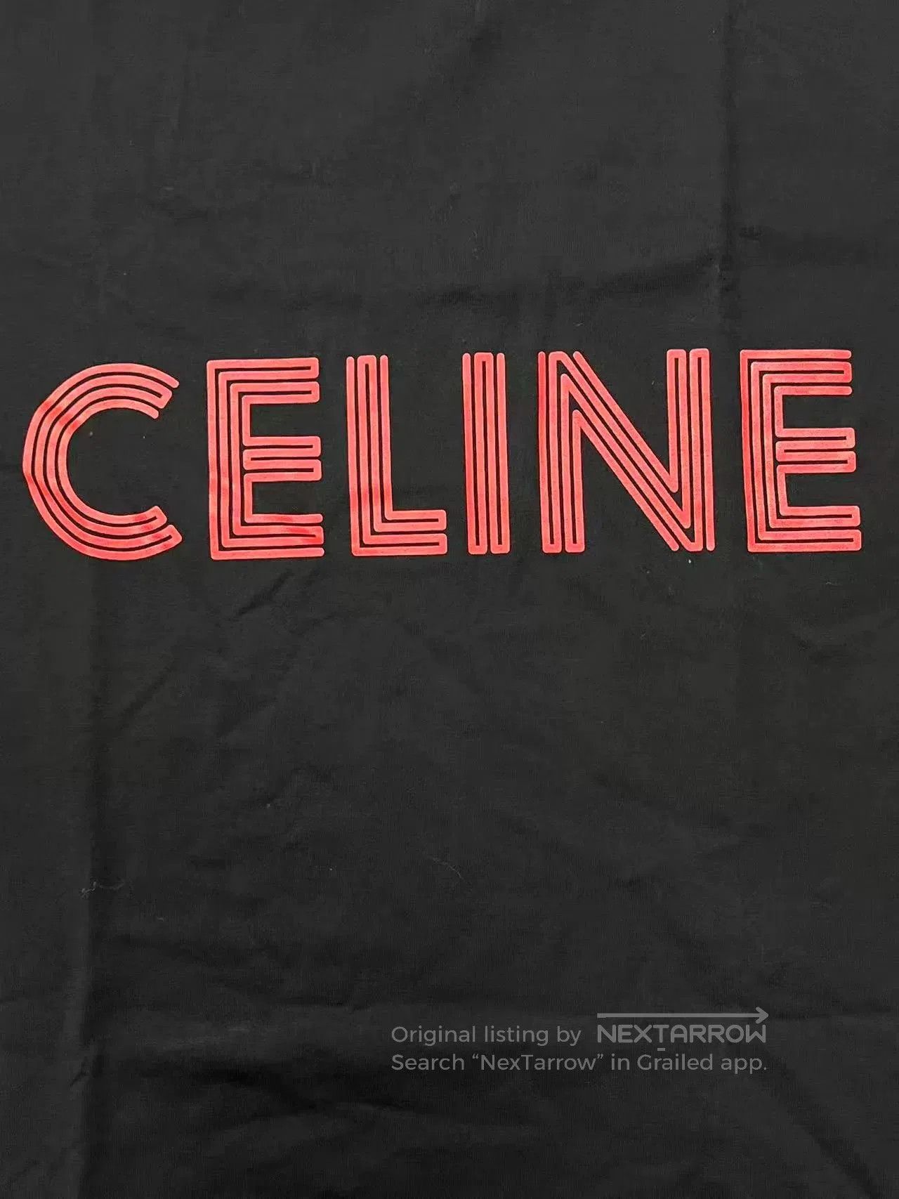 Celine Celine Men's Logo Print Crewneck T-Shirt. Size US XS / EU 42 / 0 - 3 Thumbnail