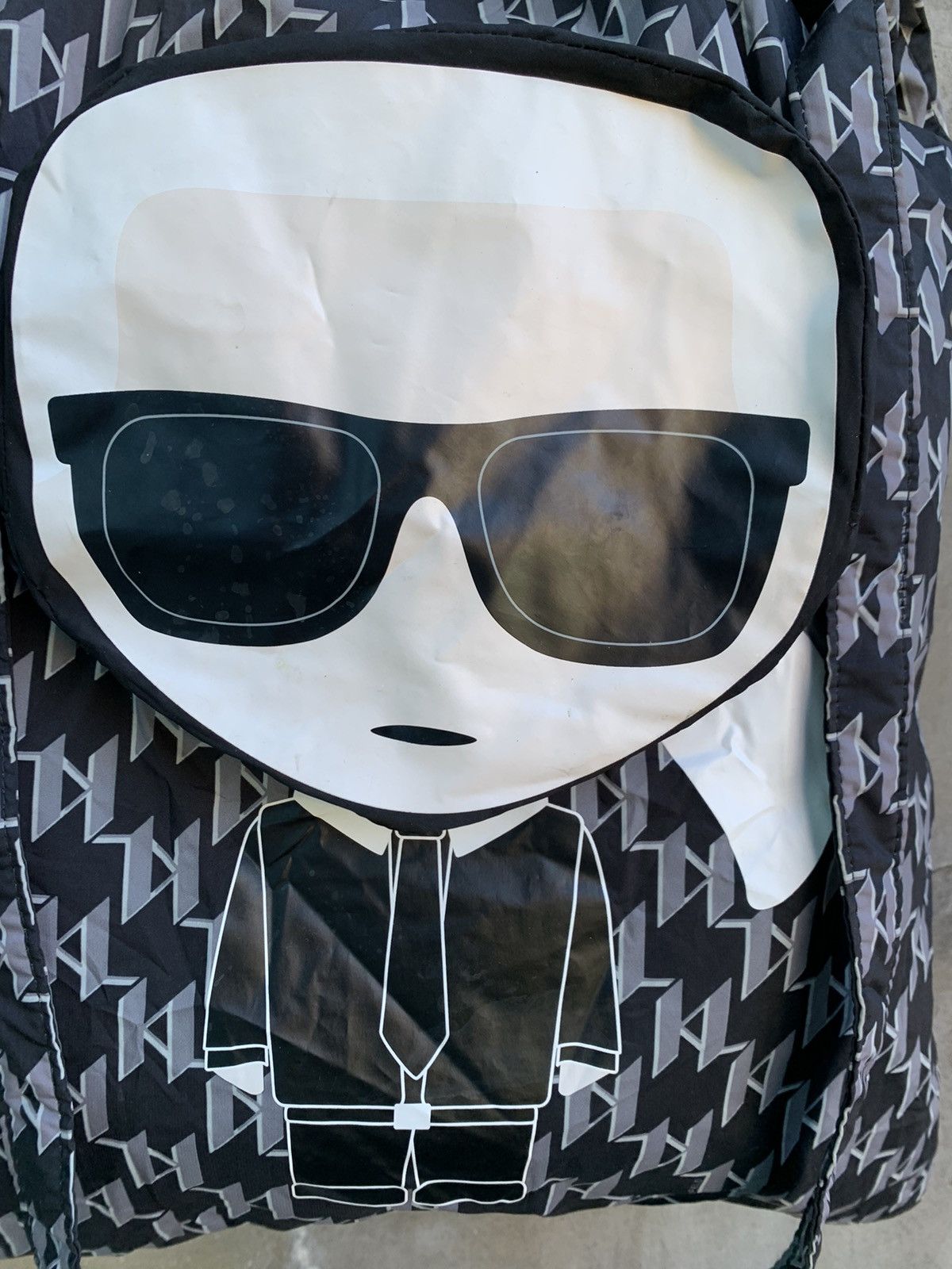 Karl Lagerfeld K/ikonik Monogram Nylon Tote Bag Size ONE SIZE - 6 Thumbnail