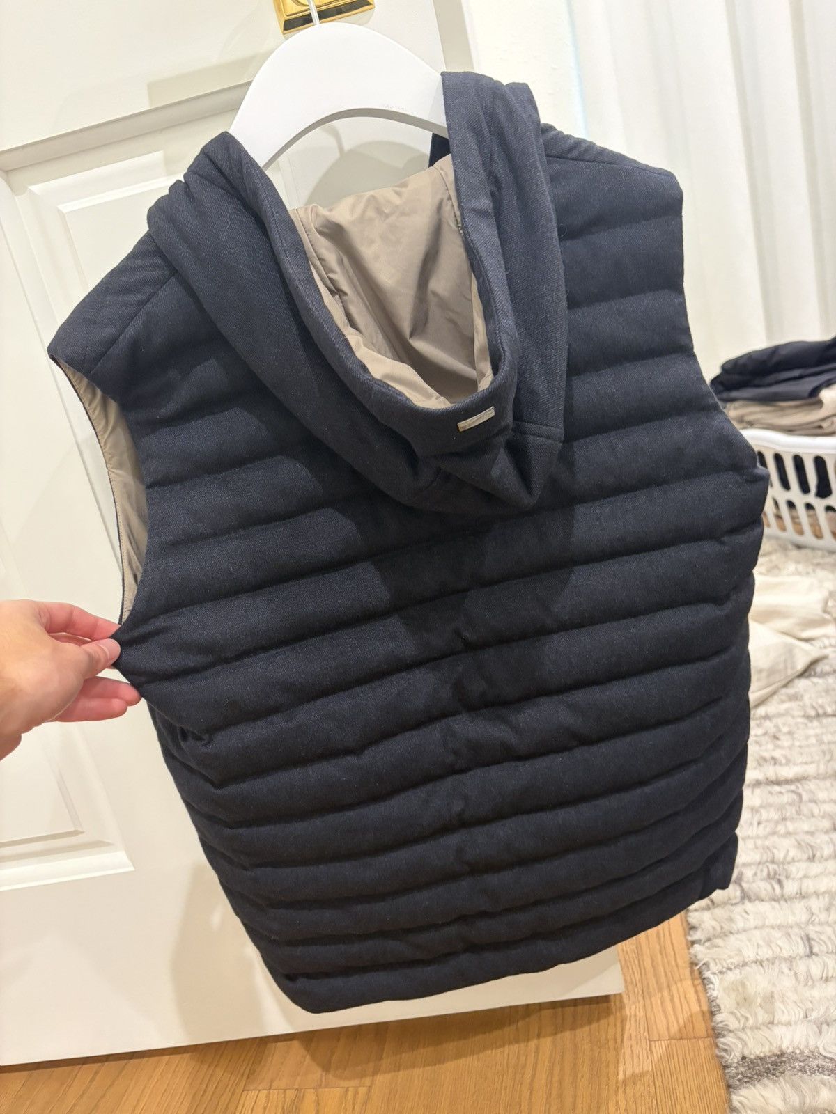 Herno Herno Cashmere-Silk Hooded Vest Size US S / EU 44-46 / 1 - 2 Thumbnail