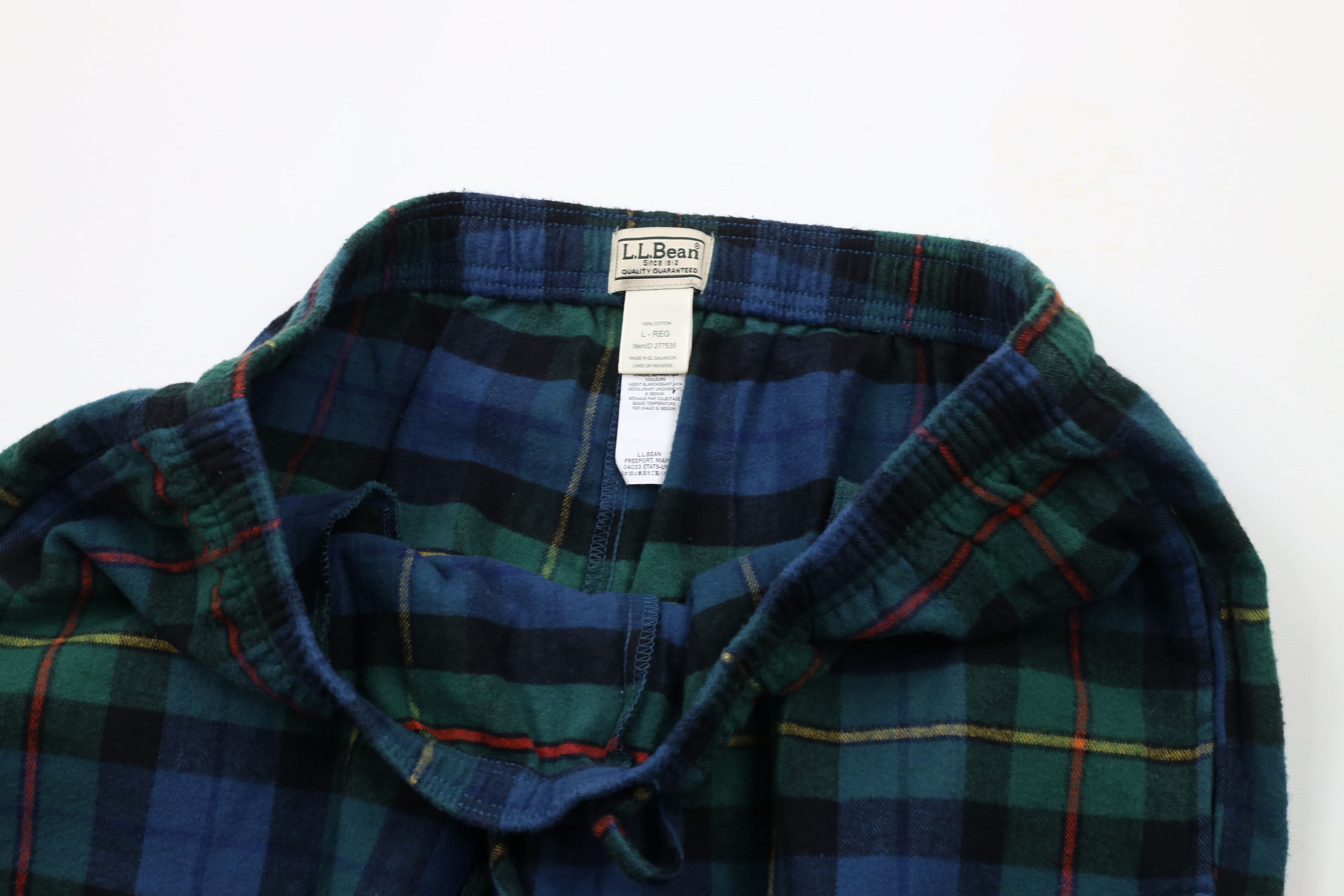 L.L. Bean × Vintage Vintage LL Bean Rainbow Flannel Wide Leg Sweatpants Pants Size US 36 / EU 52 - 6 Thumbnail