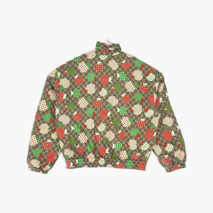 Gucci Gucci Gucci FW21 Apple Pattern Silk Jacket -2506 Size US L / EU 52-54 / 3 - 3 Thumbnail