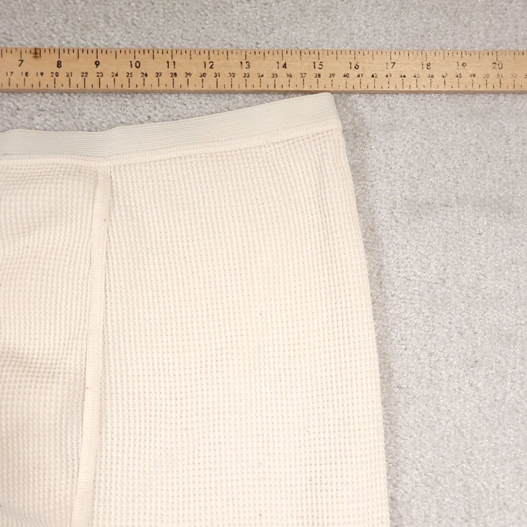 Vintage VINTAGE J.E. Morgan Mens Pants XL 42-44 Thermal Long Johns Ivory Made In USA Size US 36 / EU 52 - 5 Thumbnail