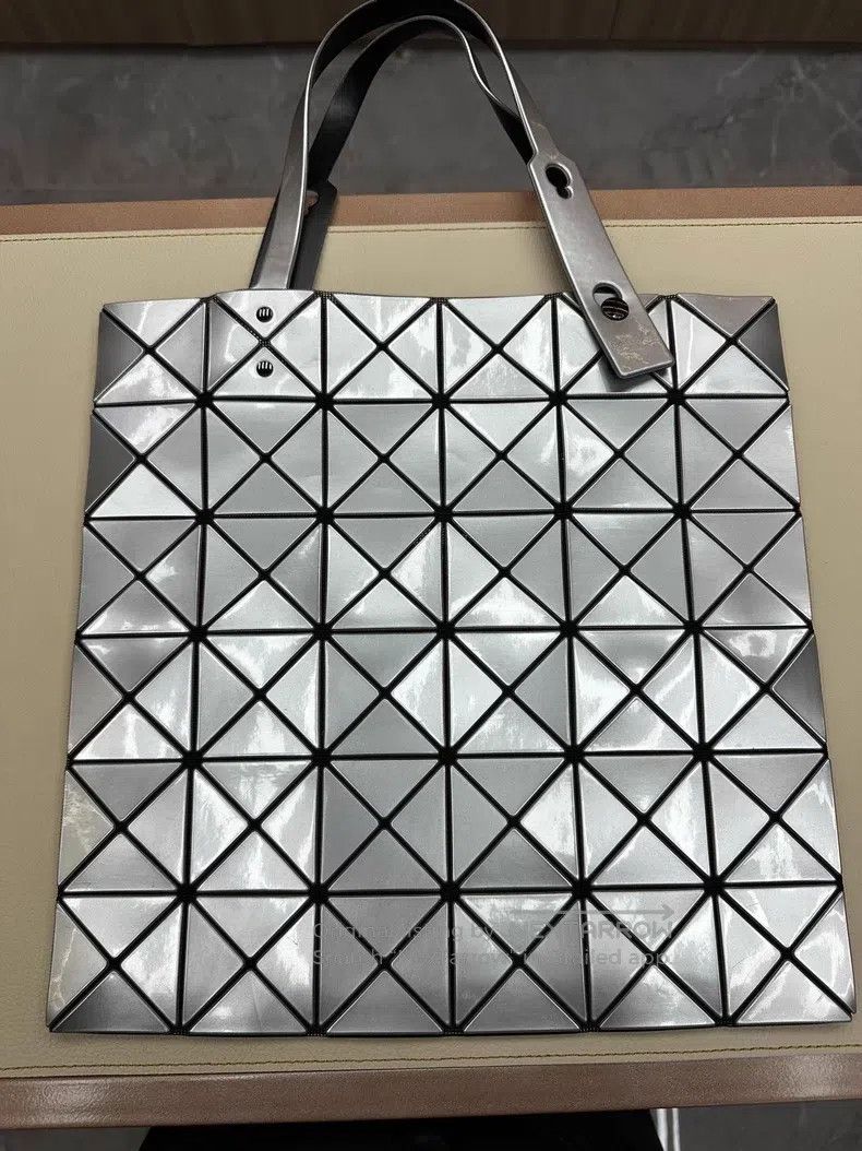 Issey Miyake Issey Miyake Silver Six-grid Bag Size ONE SIZE - 2 Thumbnail