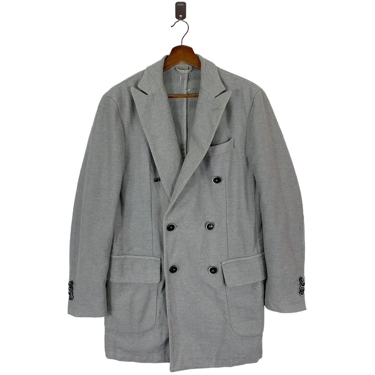 L.B.M. 1911 Vintage L.B.M. 1911 Wool Double Breasted Coat Size US M / EU 48-50 / 2 - 1 Thumbnail