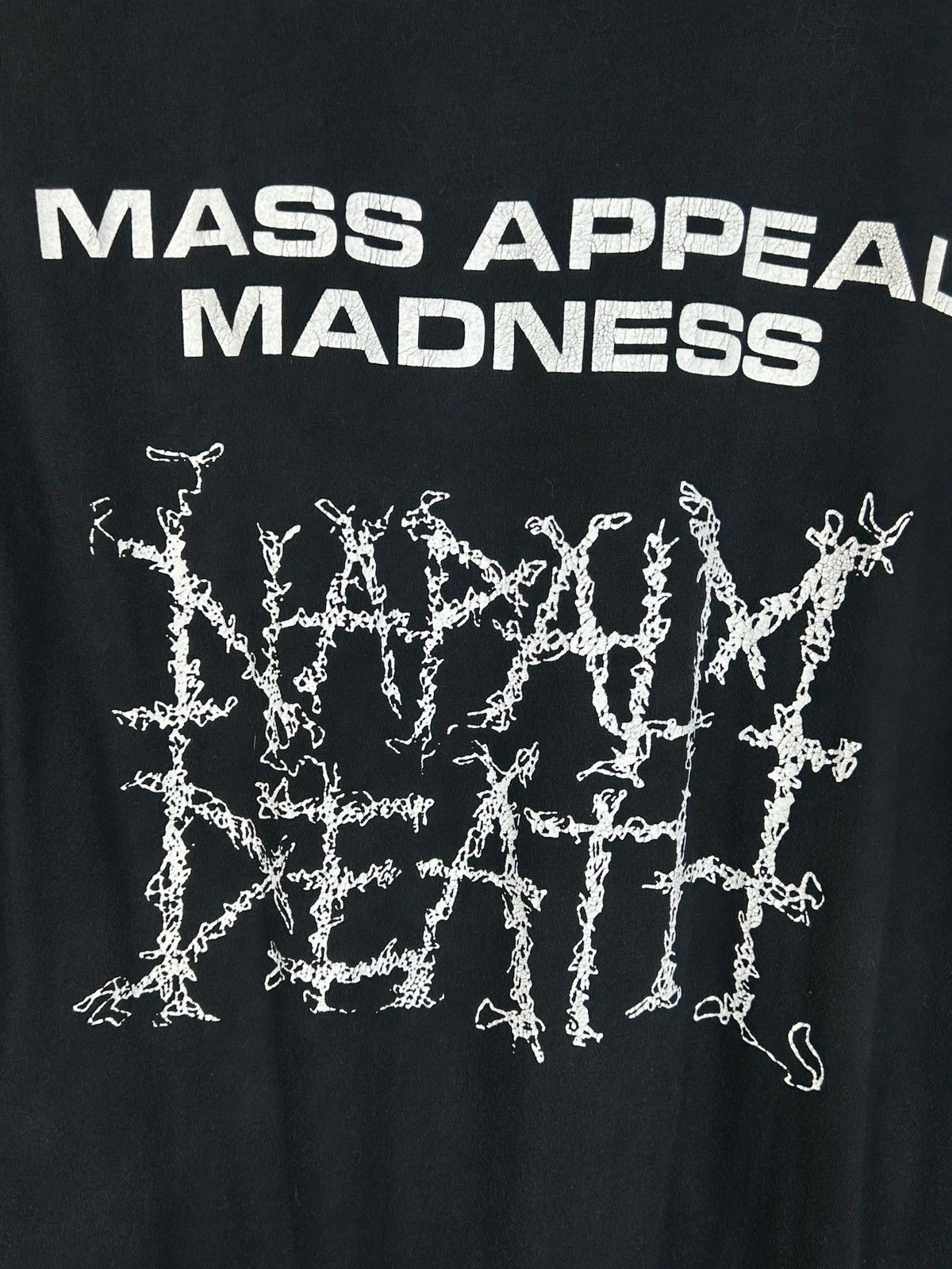 Band Tees 90s Napalm Death 1991 Mass Appeal Madness Grindcore Metal T Size US XL / EU 56 / 4 - 8 Thumbnail