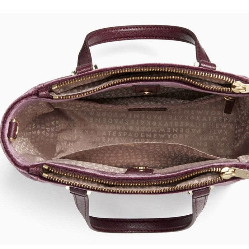 Kate Spade Kate Spade New York Dawn Place Velvet Mini Kona Satchel Size ONE SIZE - 5 Thumbnail