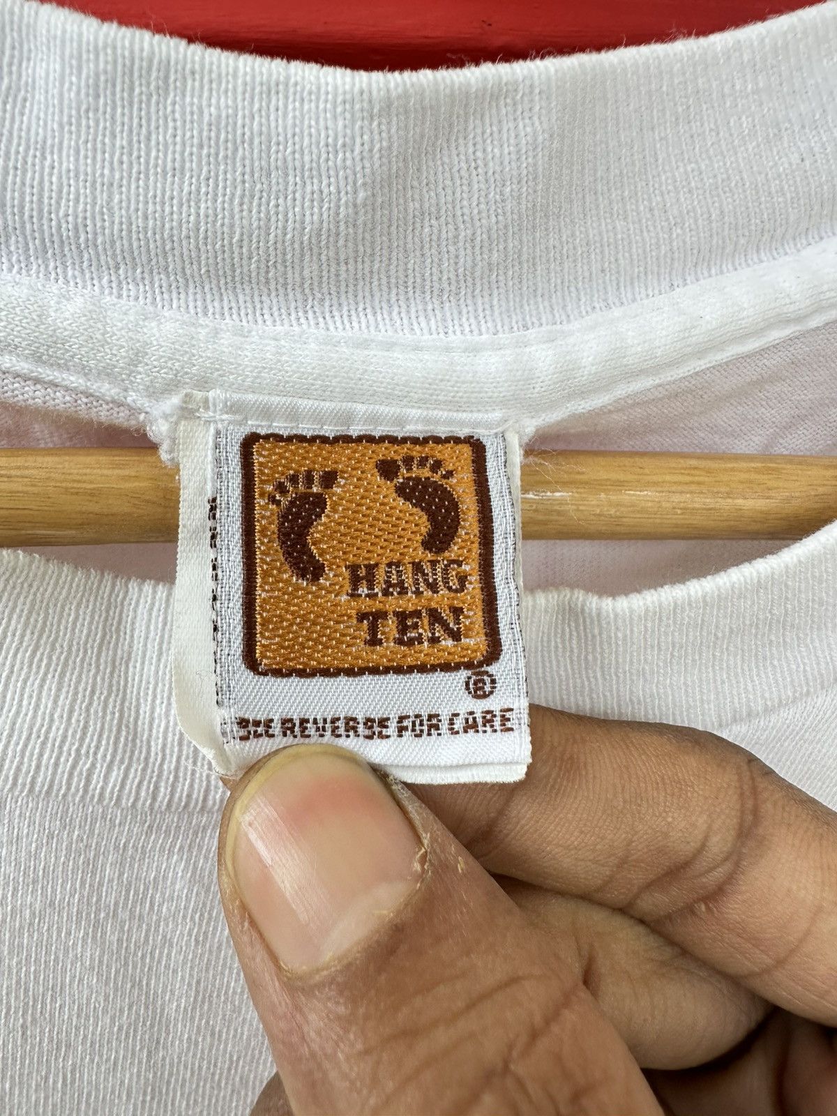 Hang Ten Vintage 90s Hang Ten Surfing Hawaii Tee Size US L / EU 52-54 / 3 - 7 Thumbnail
