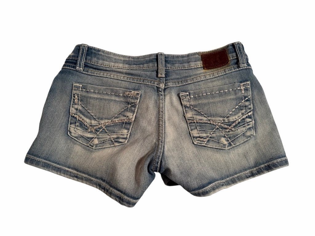 BKE BKE Madison Denim Shorts Size 27 | Y2K Stretch Jean Shorts Size 27" / US 4 / IT 40 - 3 Thumbnail