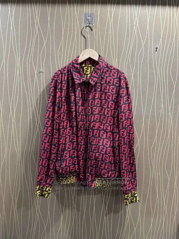 Fendi Fendi Multicolor Polyester Men's Outer Jacket . Size US S / EU 44-46 / 1 - 3 Thumbnail