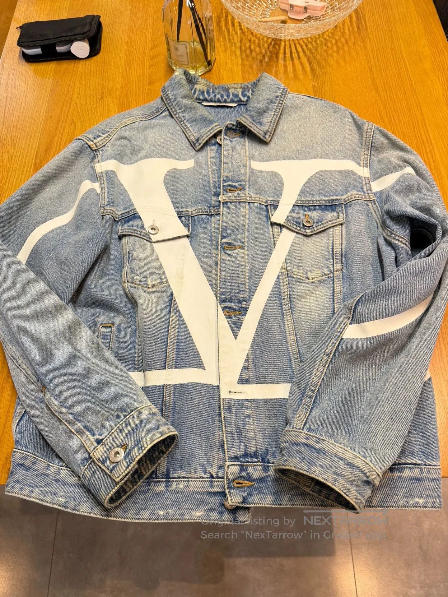 Valentino Valentino Denim Jacket Size 46. Size US L / EU 52-54 / 3 - 1 Thumbnail