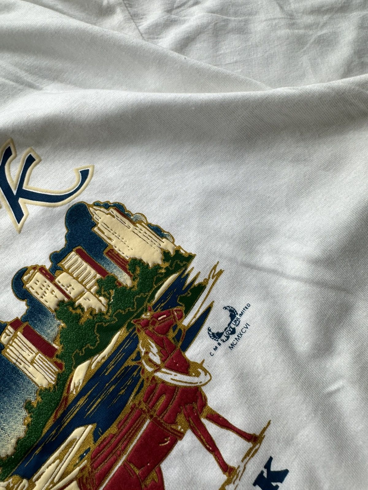 Vintage 🚨USA NEW YORK CENTRAL PARK BIG LOGO Y2K SINGLE STITCH Size US XL / EU 56 / 4 - 5 Thumbnail