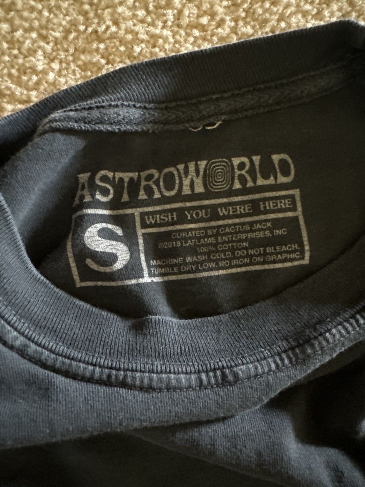 Band Tees Travis Scott Astroworld Long Sleeve Size US S / EU 44-46 / 1 - 3 Thumbnail