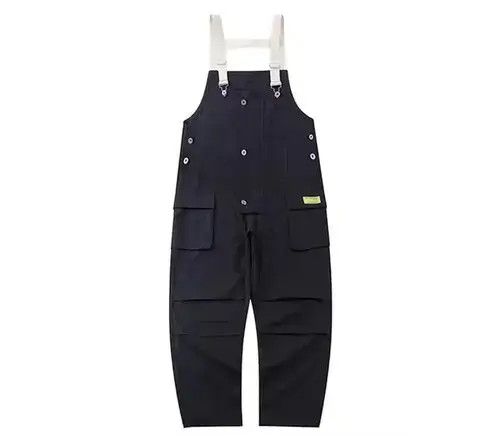 Japanese Brand 21SS Indigo Union Japan Navy Worker Overalls Size US 33 - 1 Thumbnail
