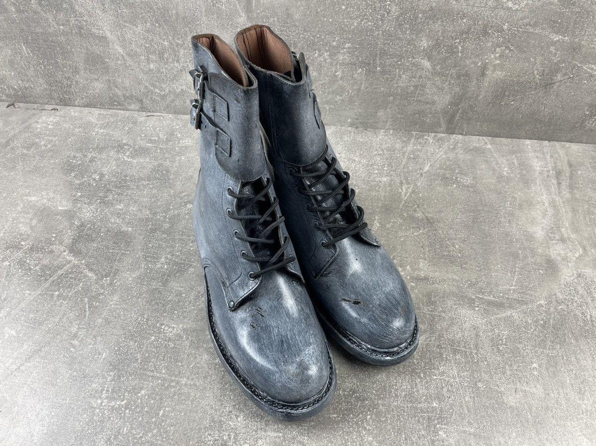 Vintage Vintage Military Combat Avant Garde Opium White Custom Boots Size US 9 / EU 42 - 3 Thumbnail