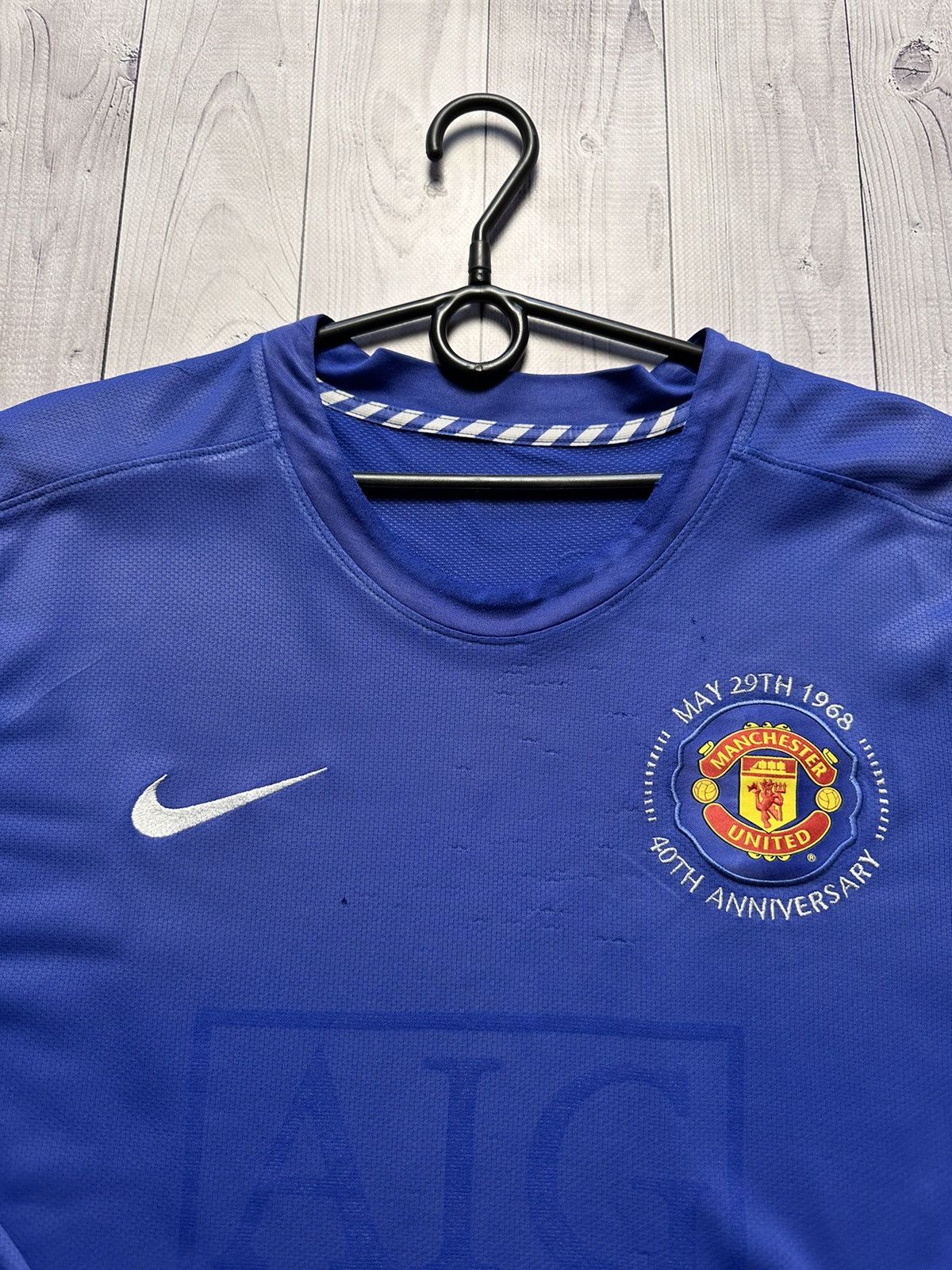 Vintage Vintage Nike Manchester United soccer jersey blue size XXL Size US XXL / EU 58 / 5 - 8 Thumbnail
