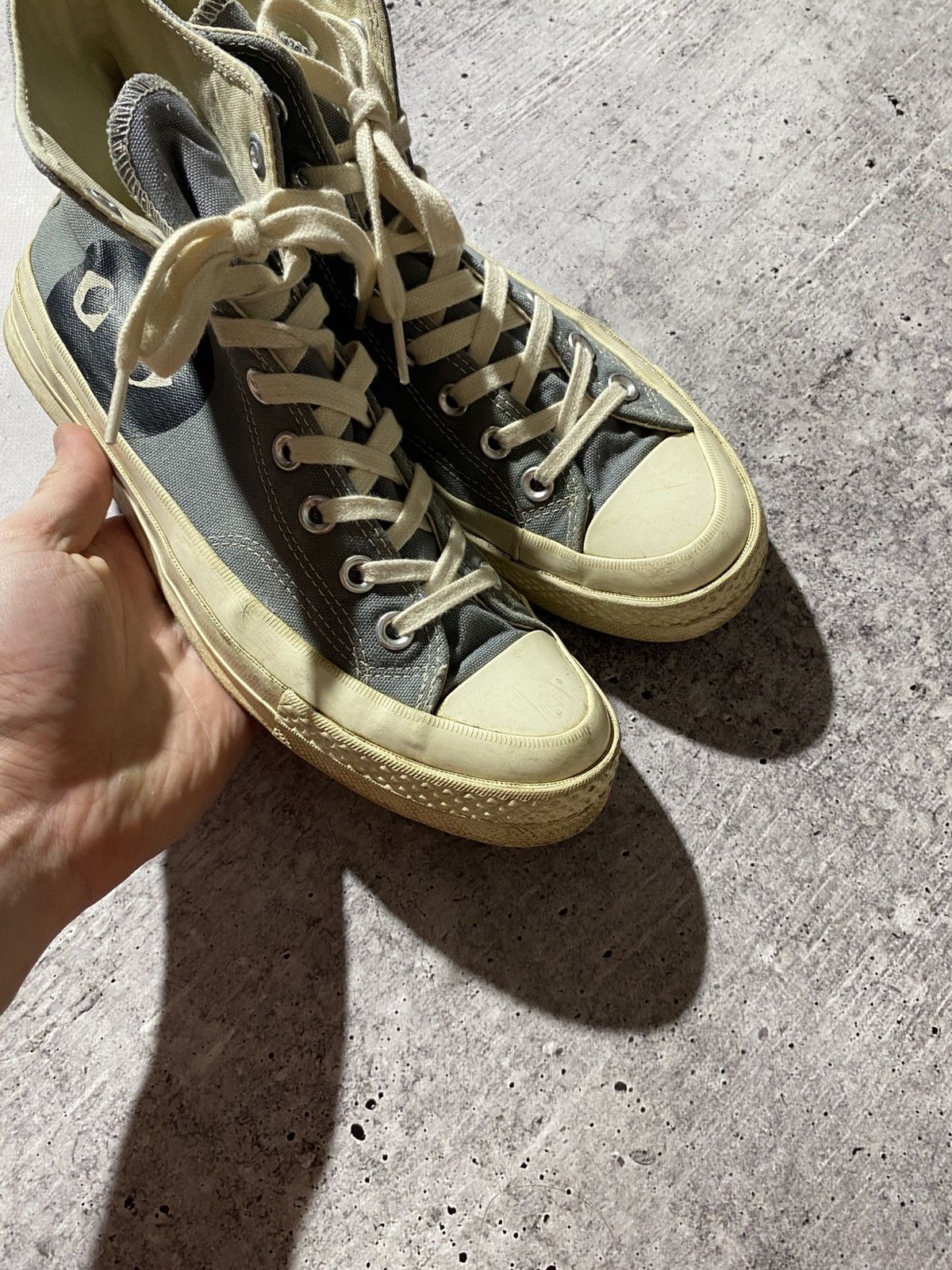 Comme des Garcons × Converse 🩶COMME des garçons converse sneakers Size US 7 / EU 40 - 7 Thumbnail
