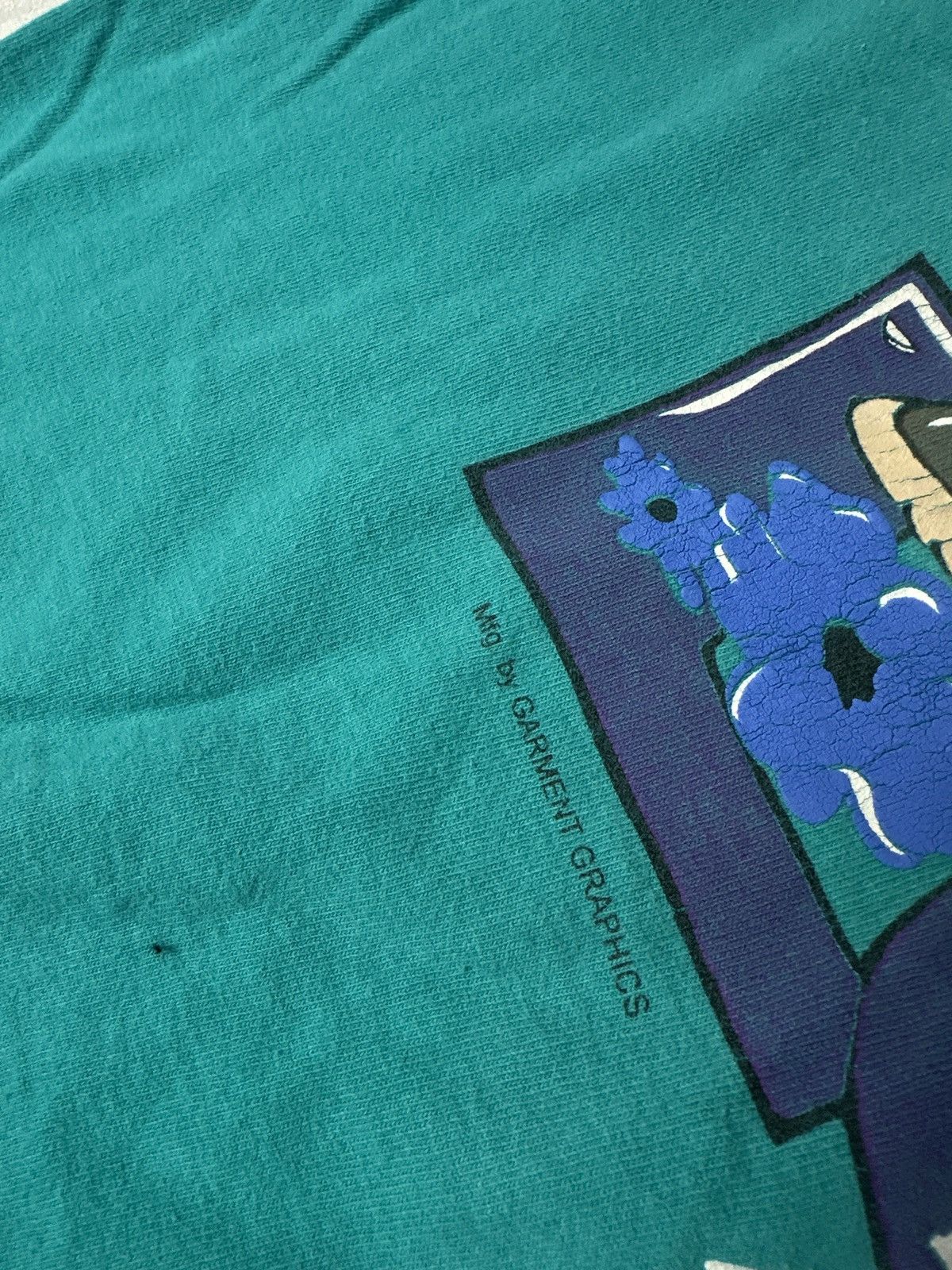 Warner Bros 1995🚨 TAZ WARNER BROS. BIG LOGO RARE COPYRIGHT Size US XL / EU 56 / 4 - 6 Thumbnail